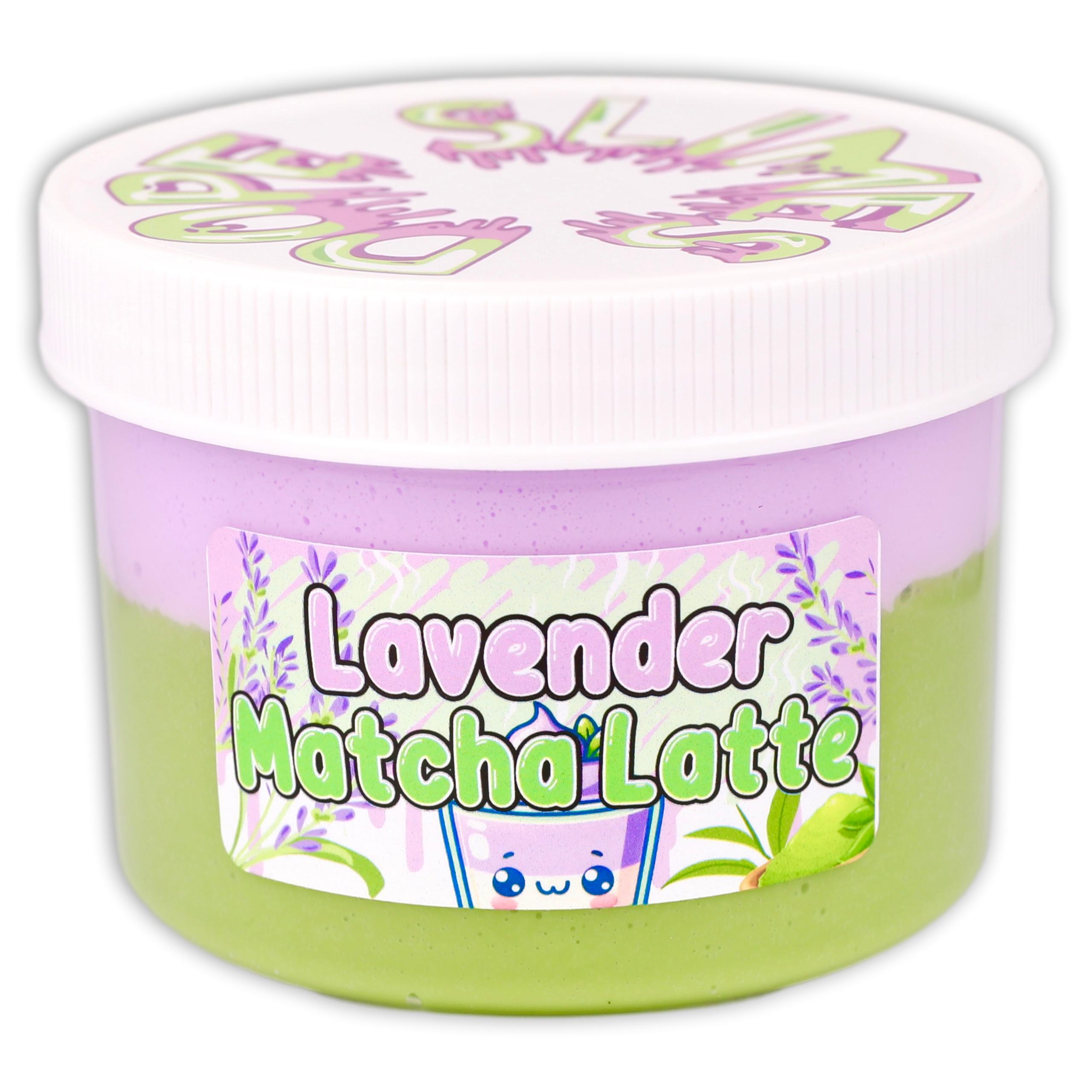 Lavender Matcha Latte Clear Butter Butter - Shop Slime - Dope Slimes