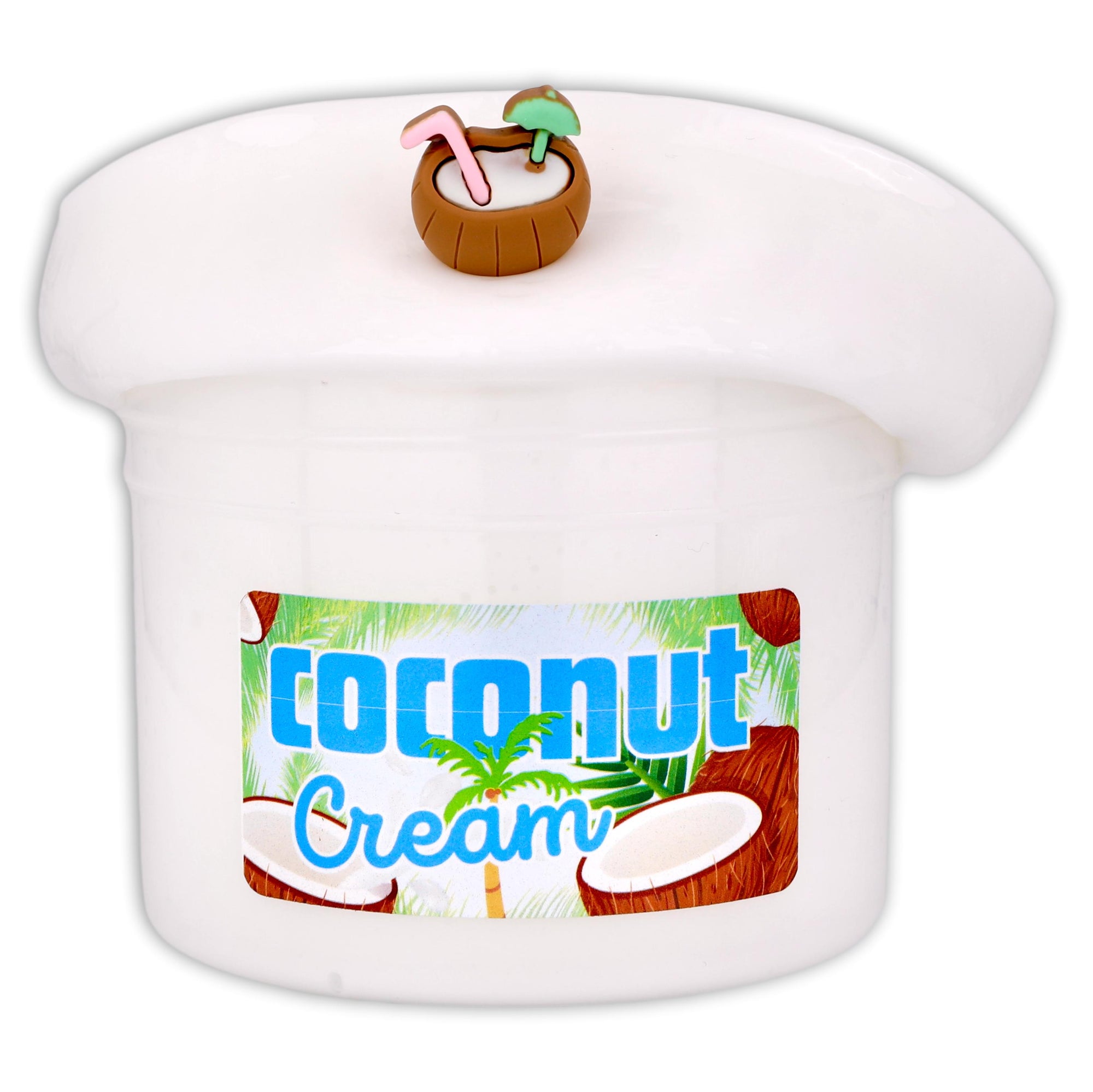 Coconut Cream Thick & Glossy Slime - Shop Slime - Dope Slimes