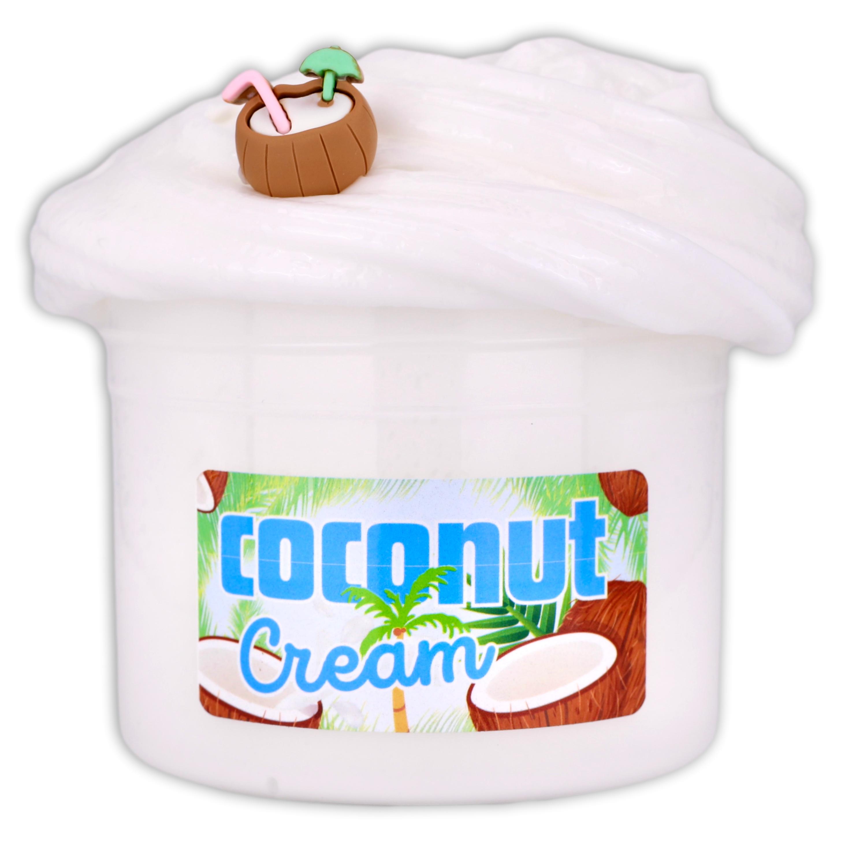 Coconut Cream Thick & Glossy Slime - Shop Slime - Dope Slimes
