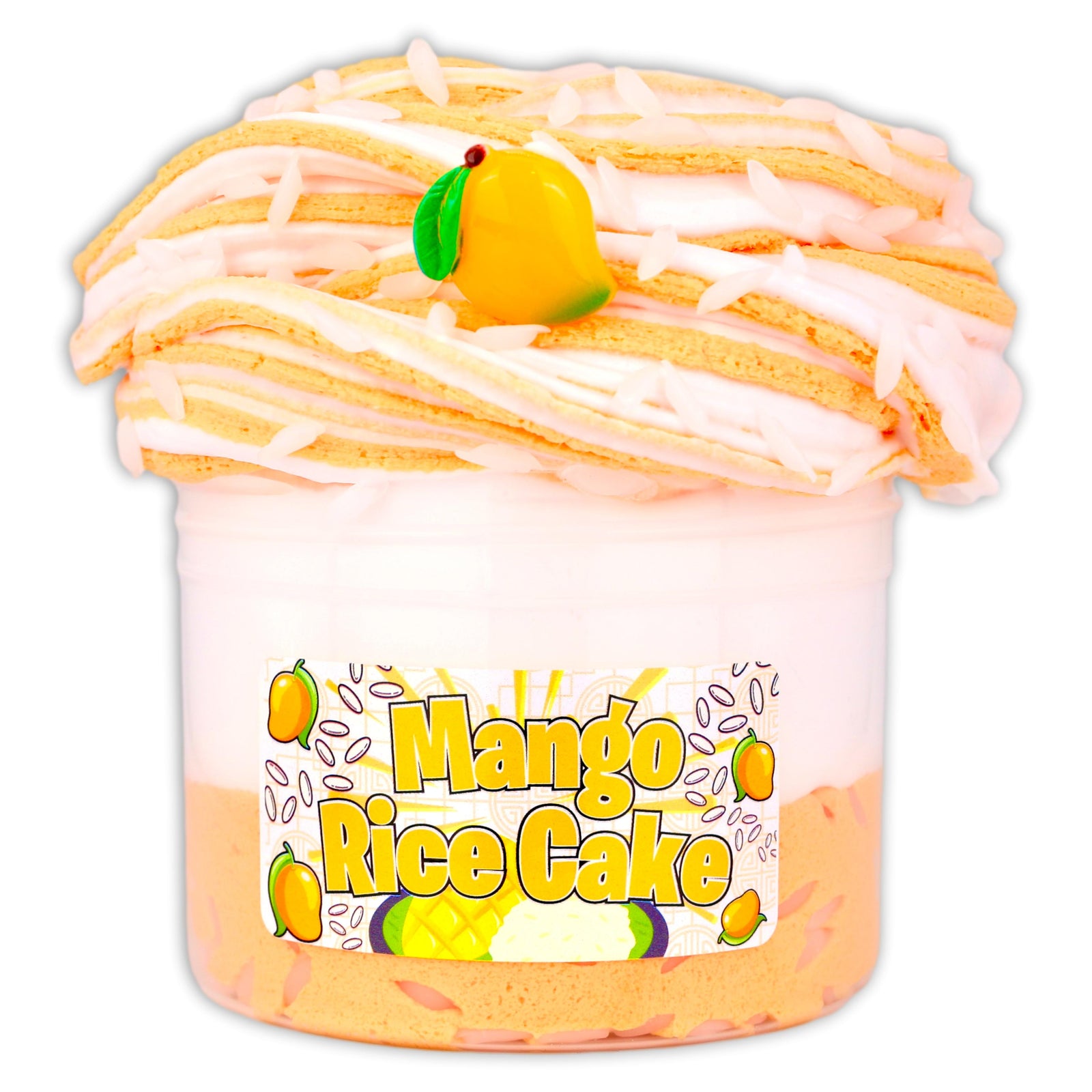 Mango Rice Cake Hybrid Ice-Cream Butter - Shop Slime - Dope Slimes