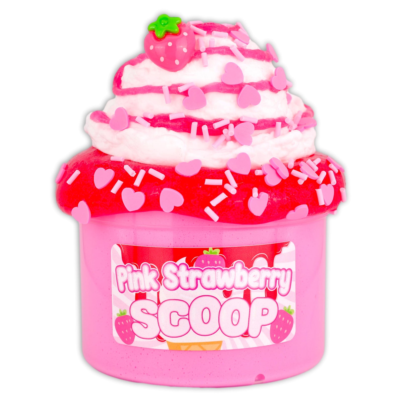 Pink Strawberry Scoop DIY Slime - Shop Slime - Dope Slimes