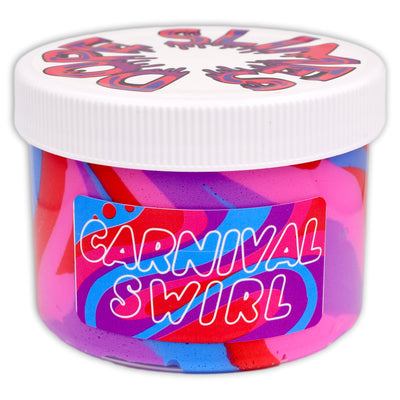 Carnival Swirl Butter Slime - Shop Slime - Dope Slimes