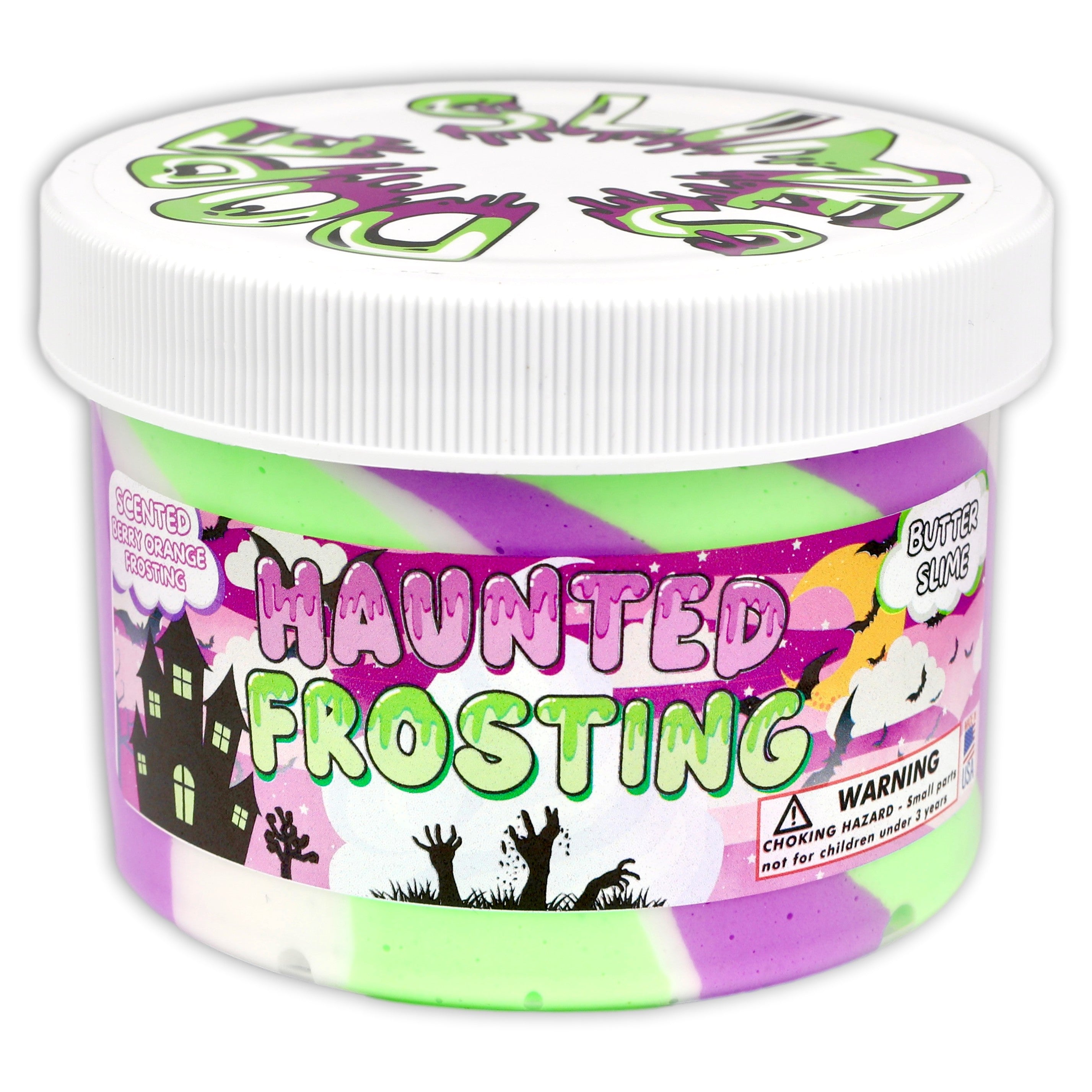 Haunted Frosting Butter Slime - Shop Halloween Slime - Dope Slimes