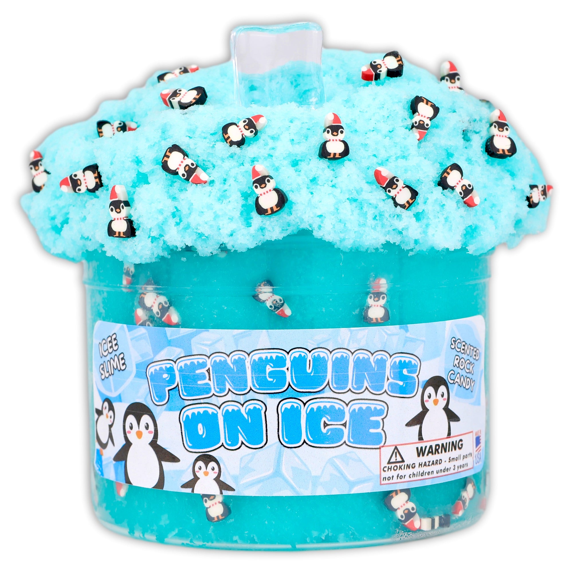 Penguins On Ice Icee Slime - Shop Christmas Slimes - Dope Slimes