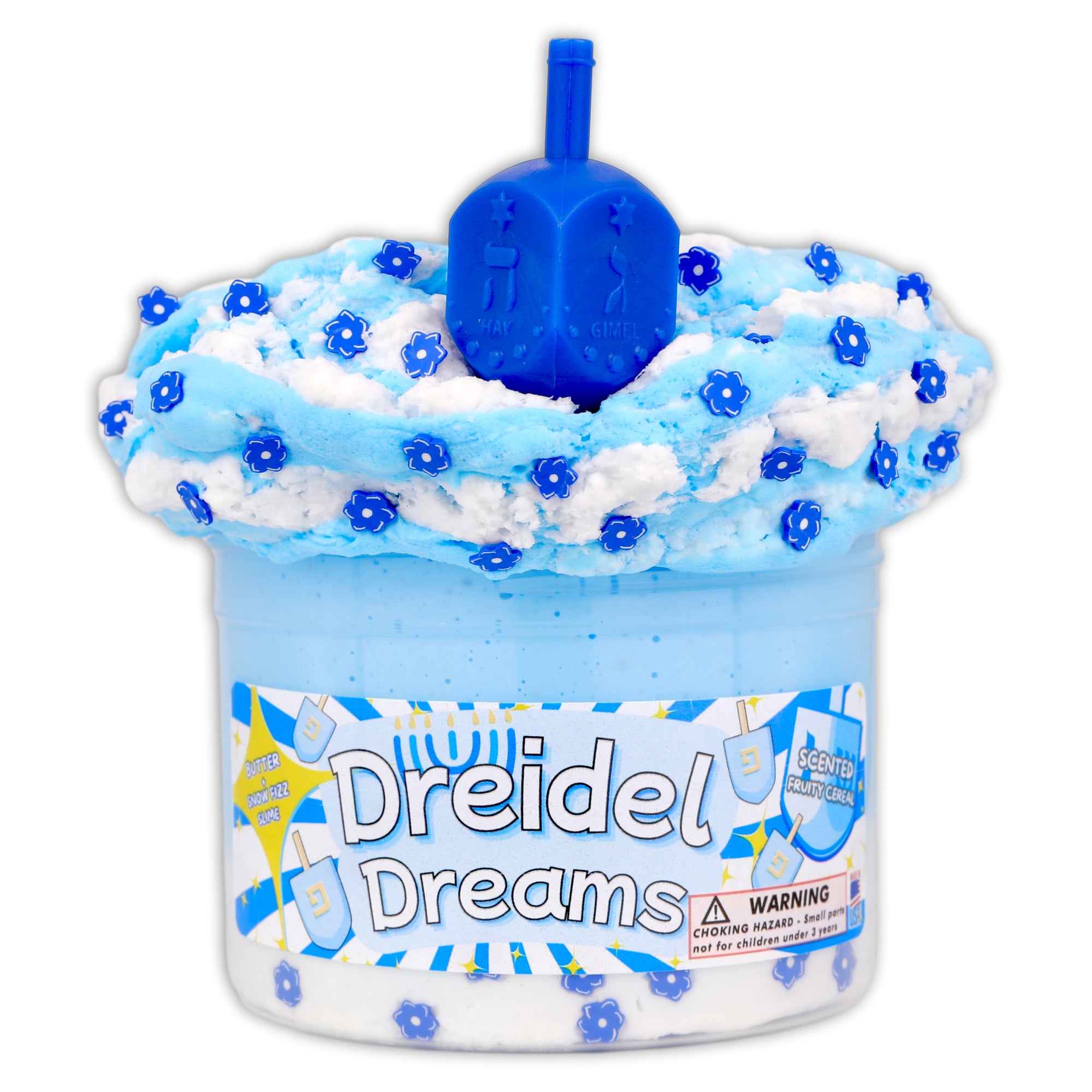 Dreidel Dreams Hybrid Slime - Shop Hannukah Slimes - Dope Slimes