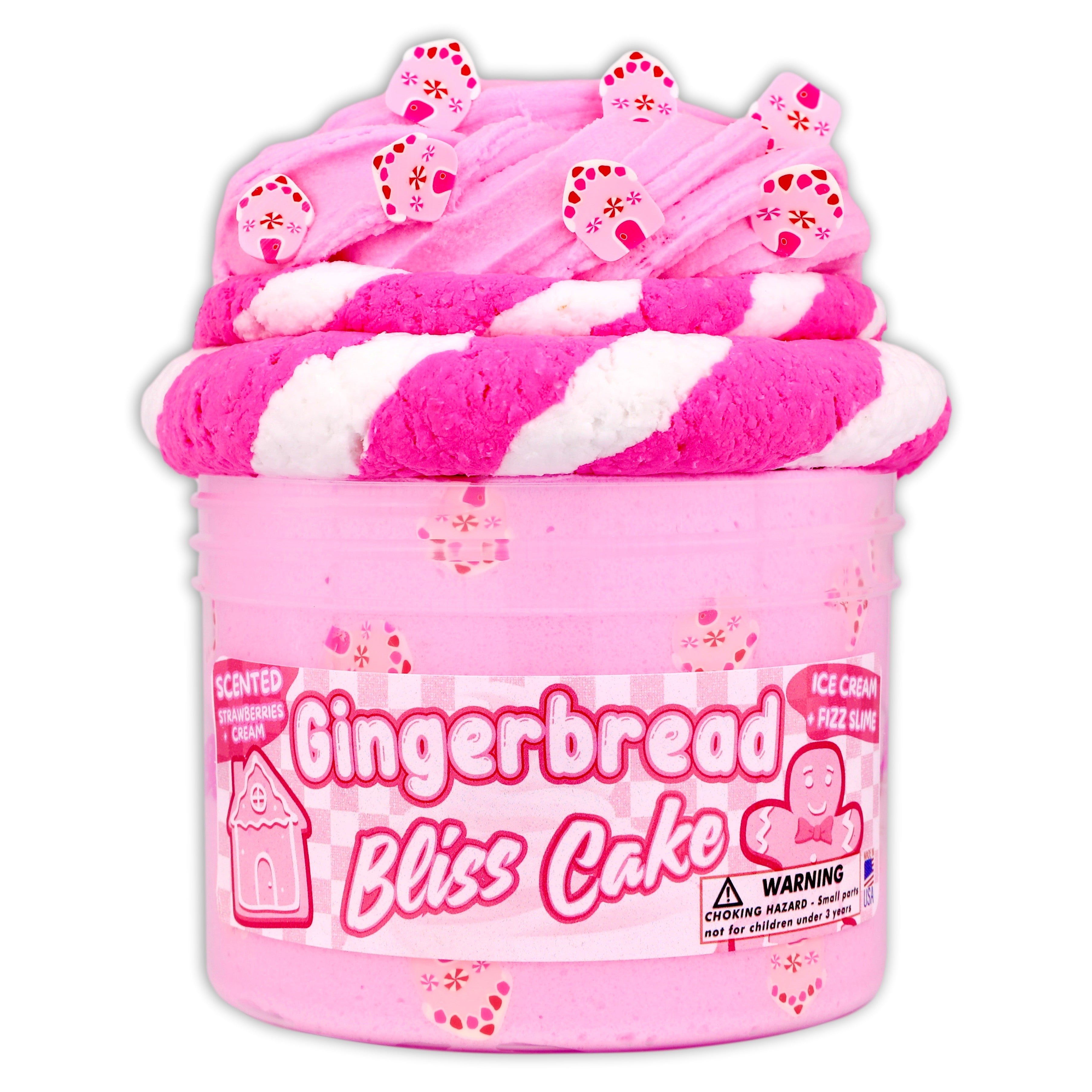 Gingerbread Bliss Cake Ice-Cream Slime - Shop Christmas Slimes