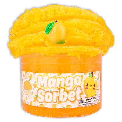 Mango Sorbet Icee Textured Slime - Shop Slime - Dope Slimes