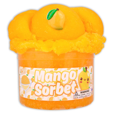 Mango Sorbet Icee Textured Slime - Shop Slime - Dope Slimes