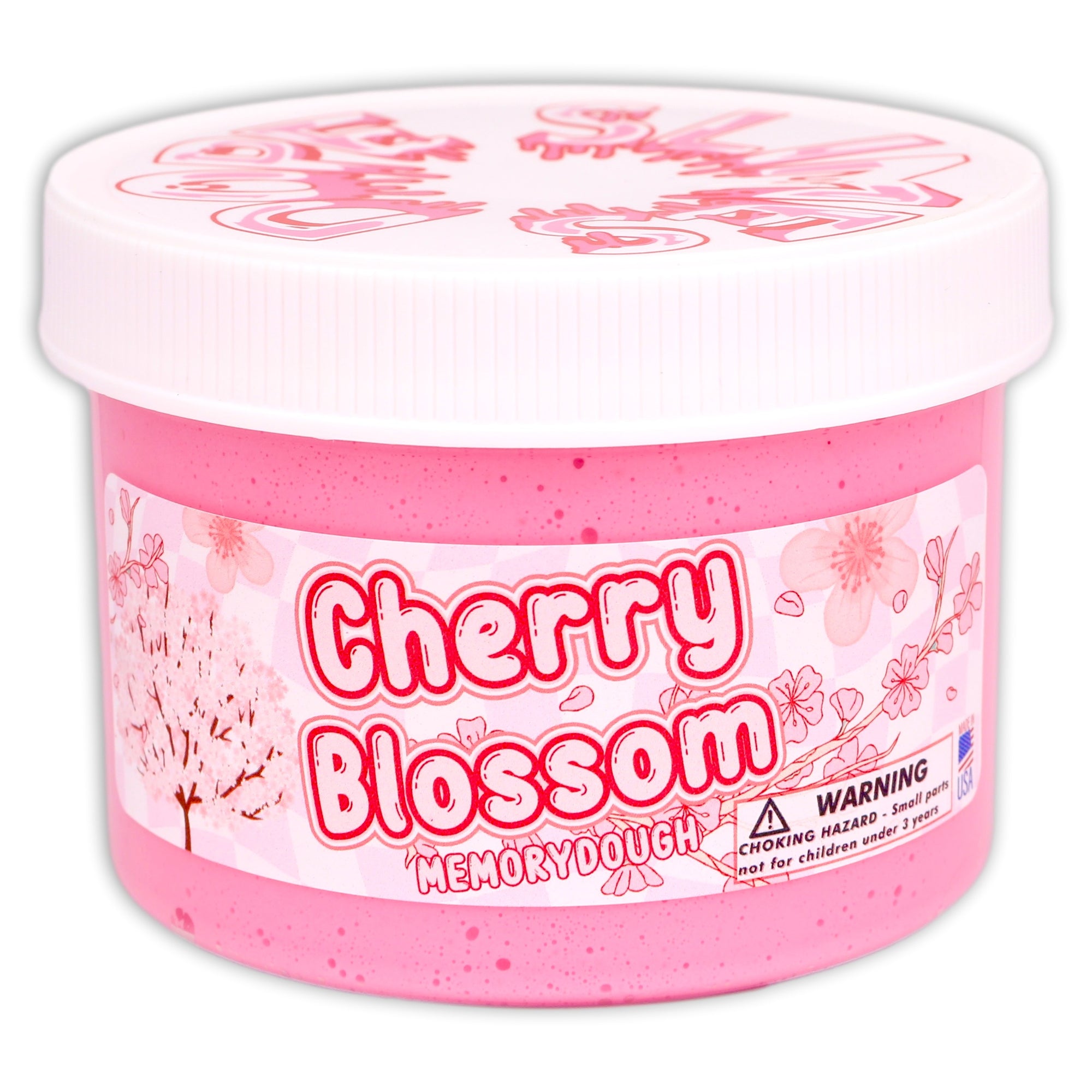 Cherry Blossom memoryDOUGH Textured Slime - Shop Slime - Dope Slimes