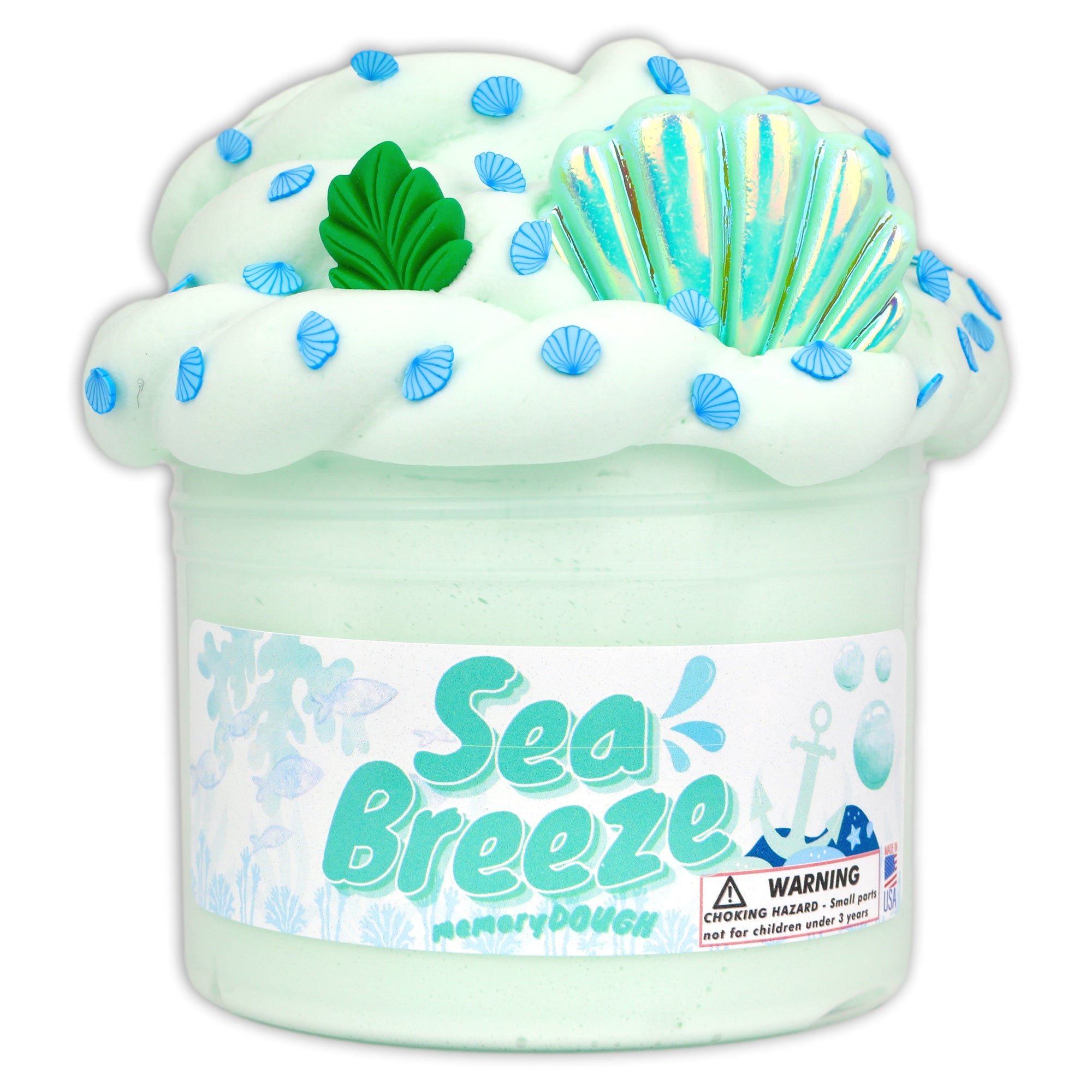 Sea Breeze memoryDOUGH Textured Slime - Shop Slime - Dope Slimes