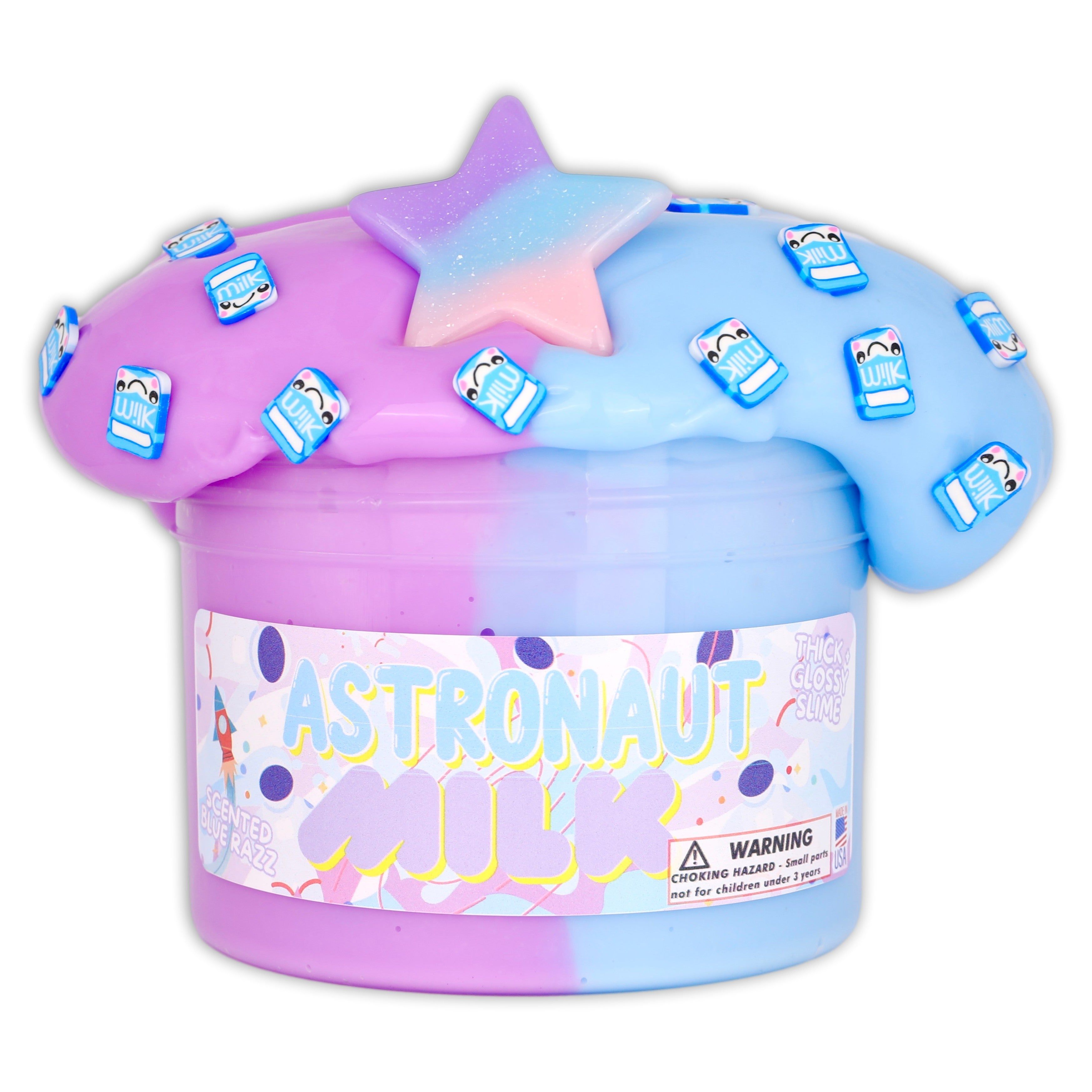 Astronaut Milk Thick & Glossy Slime - Shop Slime - Dope Slimes