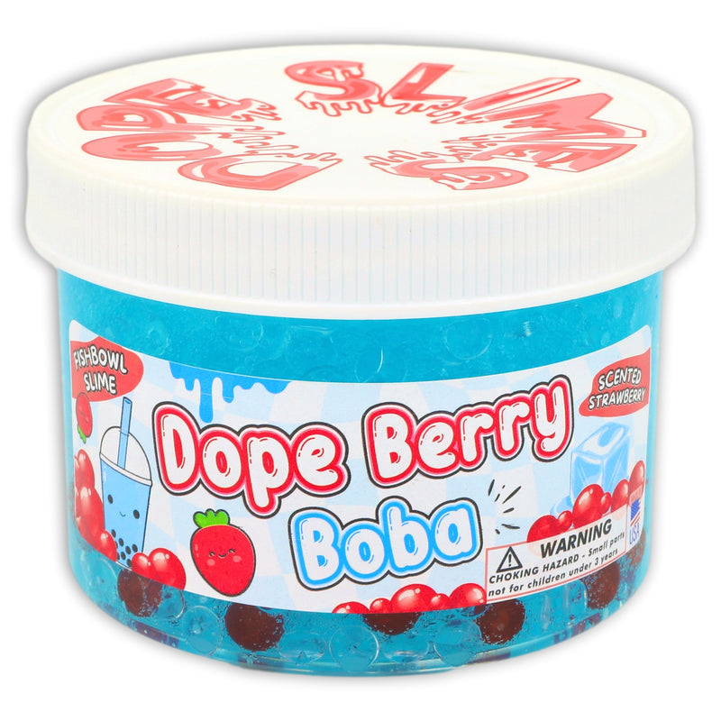 Dope Berry Boba Fishbowl Slime - Shop Slime - Dope Slimes