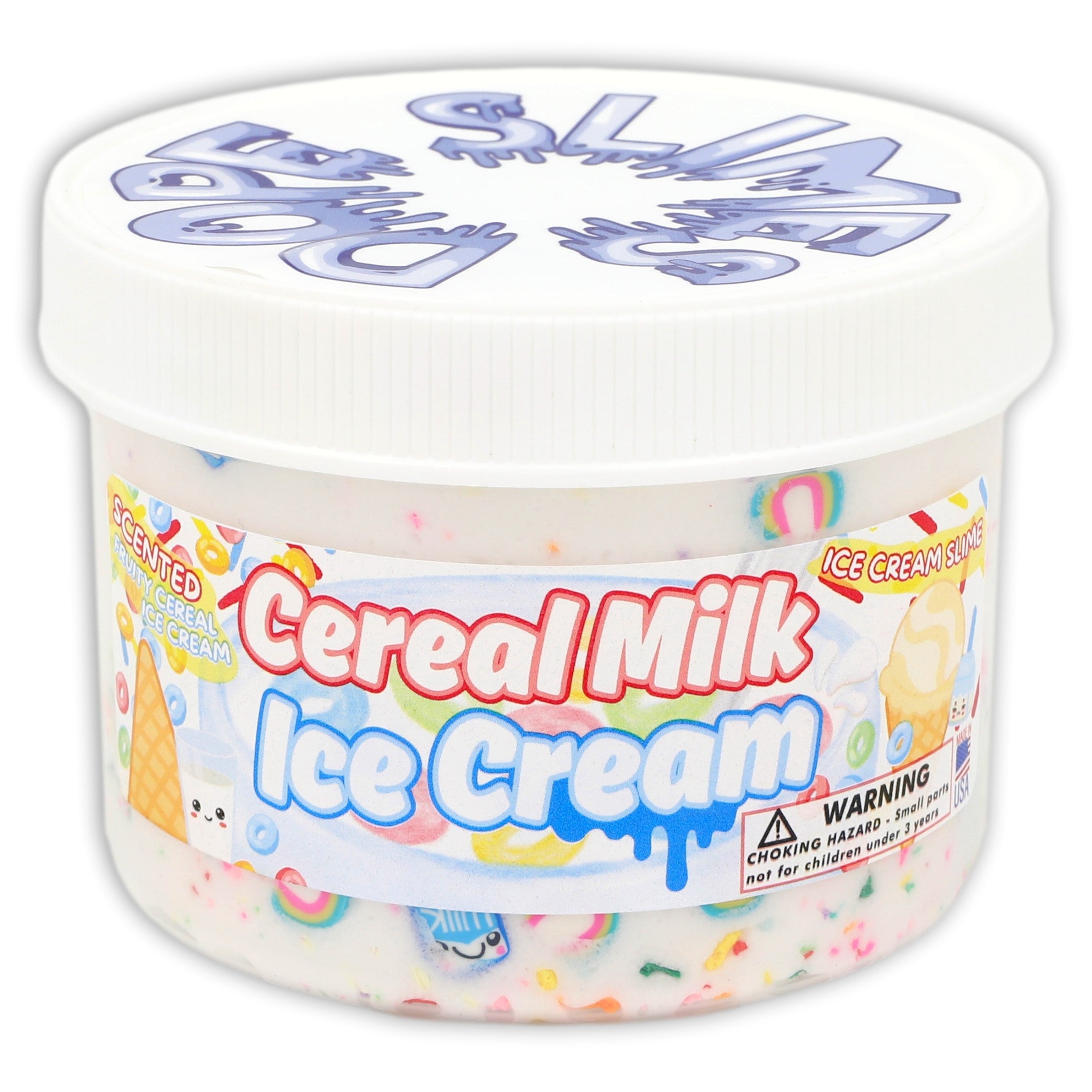 Cereal Milk Ice Cream Slime - Shop Slimes 
