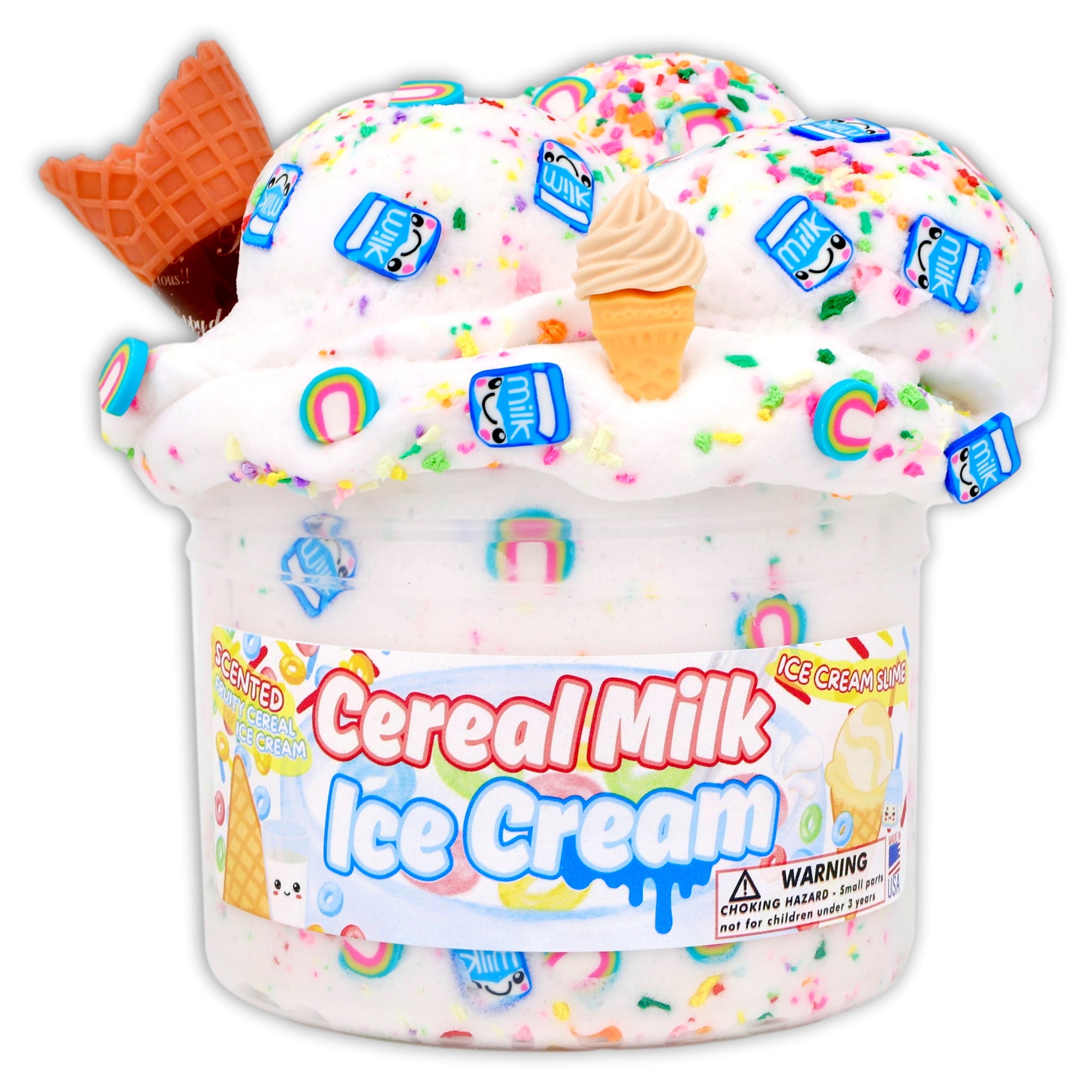 Cereal Milk Ice Cream Slime - Shop Slimes 