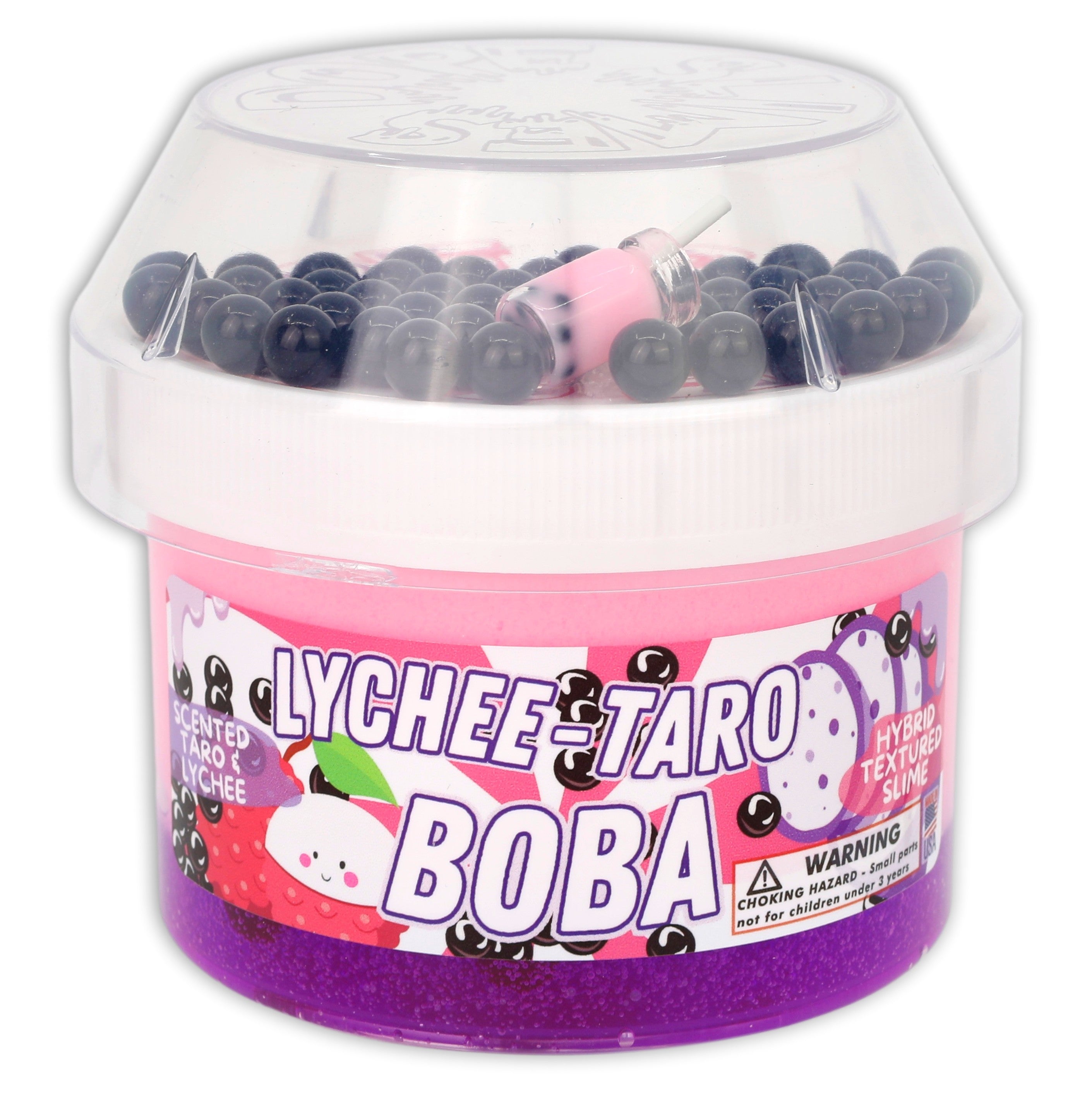 Lychee Taro Boba - Wholesale Pack of 6