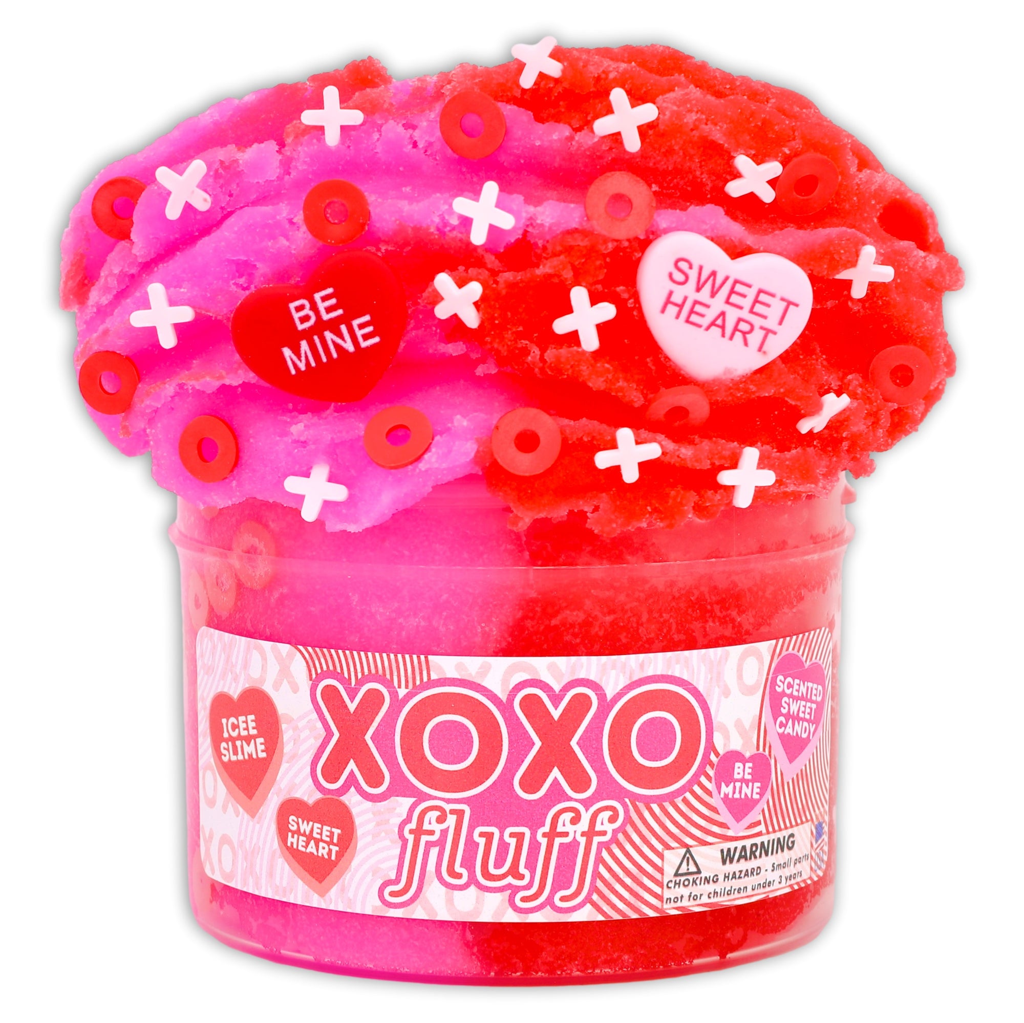 XOXO Fluff Icee Slime - Shop Valentines Slime - Dope Slimes