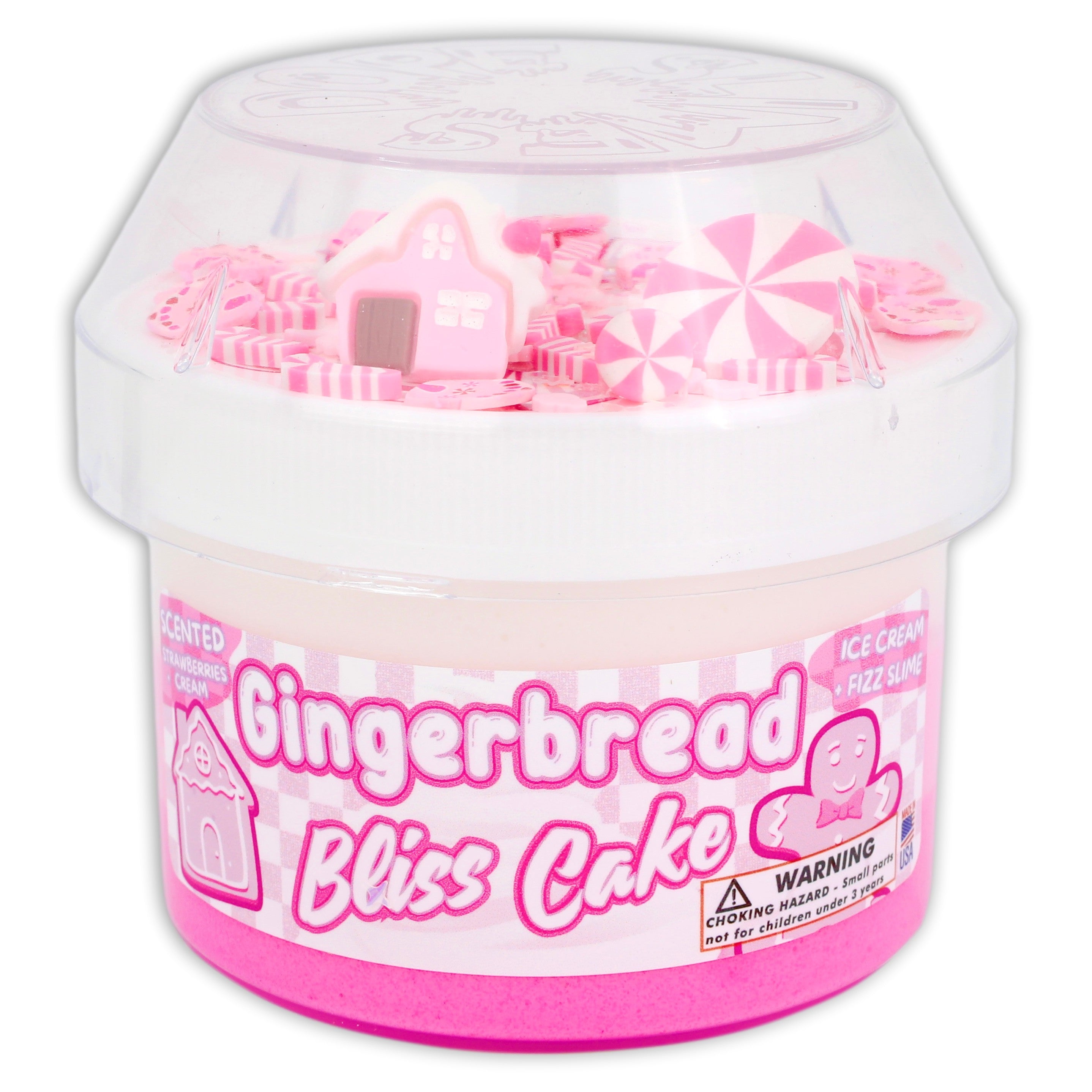 Gingerbread Bliss Cake Ice-Cream Slime - Shop Christmas Slimes
