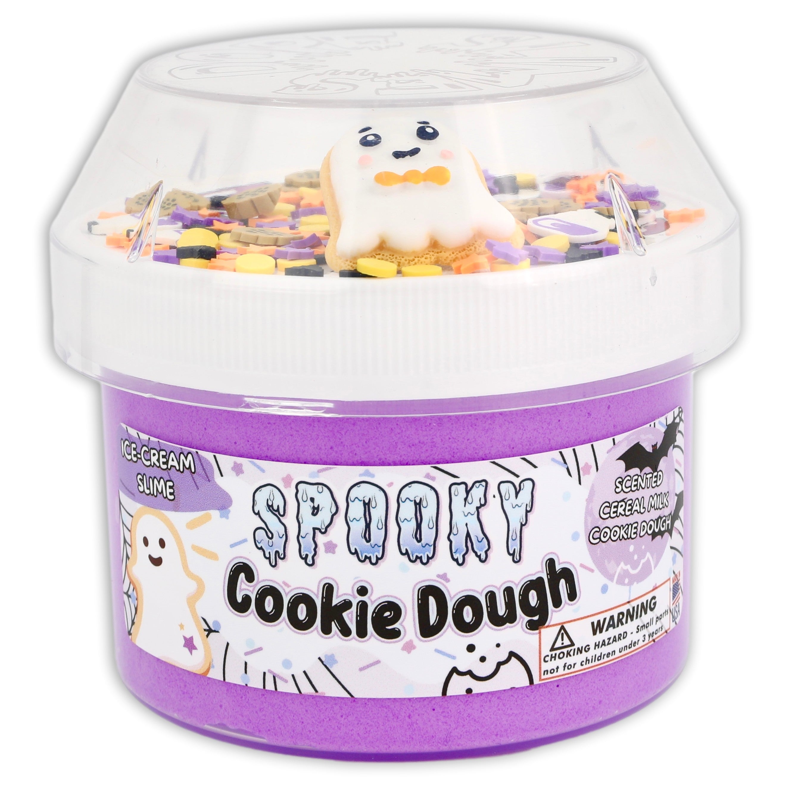 Spooky Cookie Dough Halloween Slime - Shop Slimes - DOPESLIMES