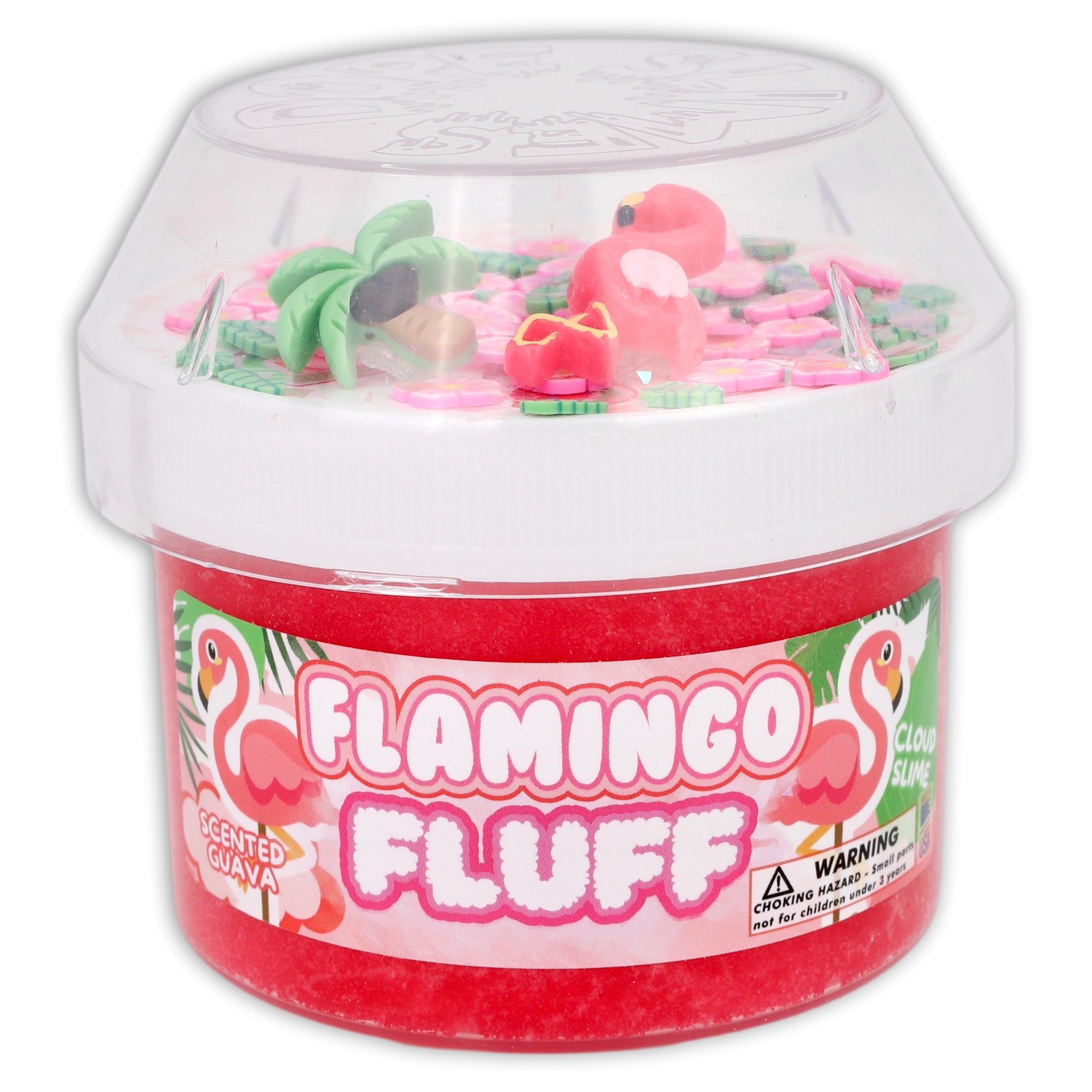 Flamingo Fluff Cloud Slime Scented - Buy Slime - Dope Slimes Shop