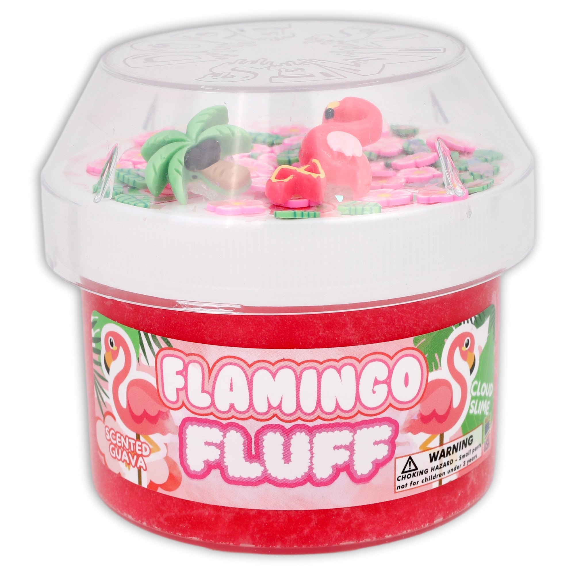 Flamingo Fluff Cloud Slime Scented - Buy Slime - Dope Slimes Shop