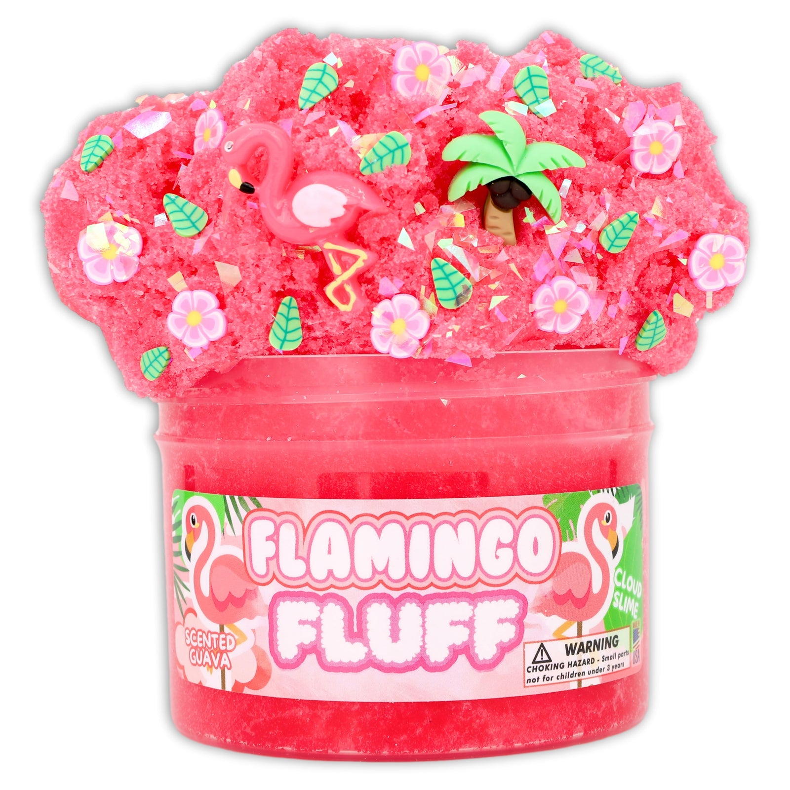 Flamingo Fluff Cloud Slime Scented - Buy Slime - Dope Slimes Shop