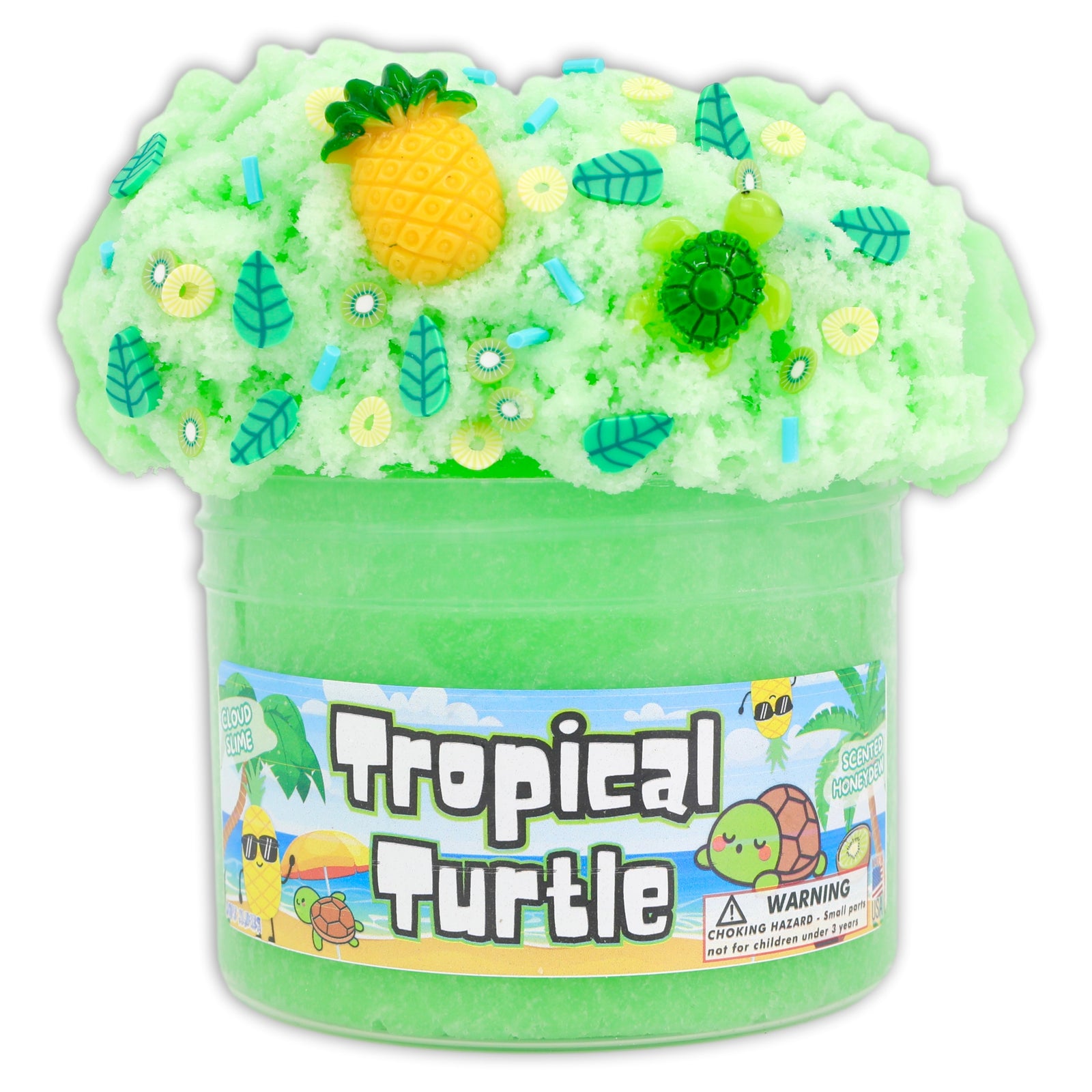 Tropical Turtle Cloud Slime - Buy Slime - Dope Slimes Shop