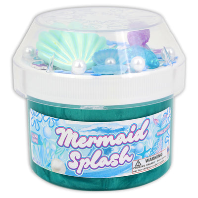 Mermaid Splash Pigmented Clear Slime - Buy Slime - Dope Slimes Shop