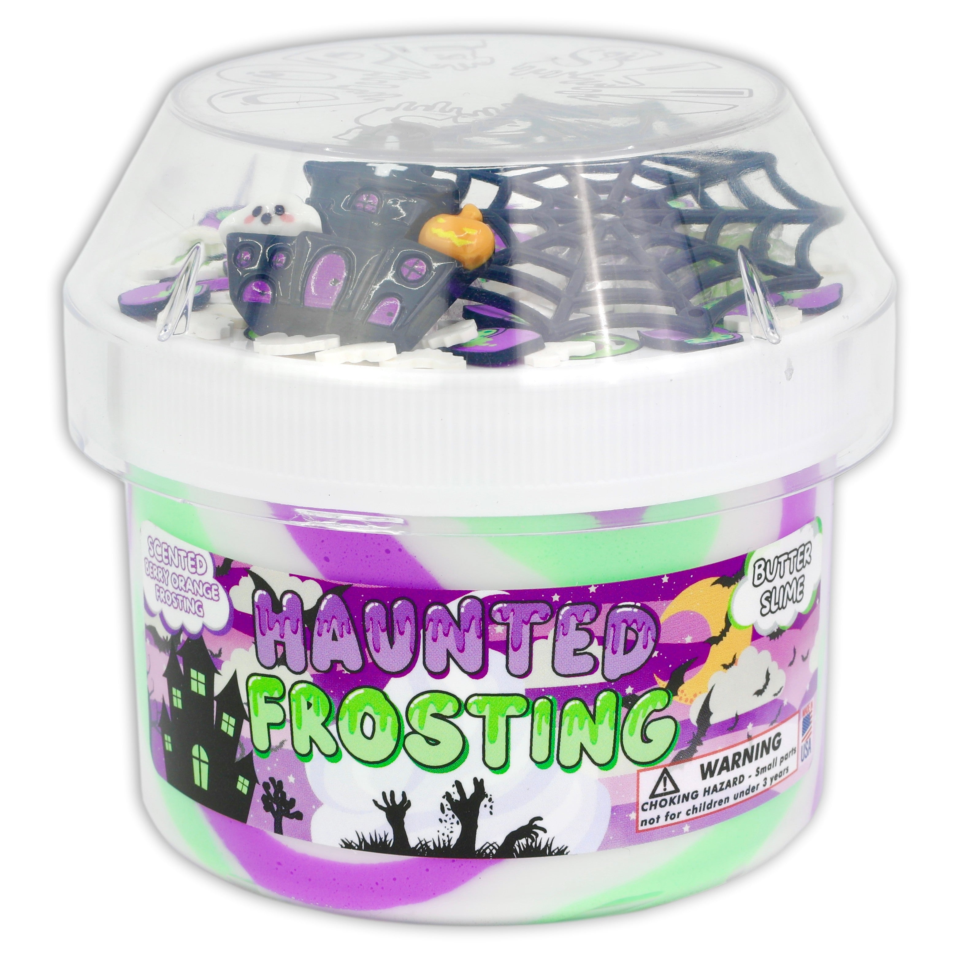Haunted Frosting Butter Slime - Shop Halloween Slime - Dope Slimes