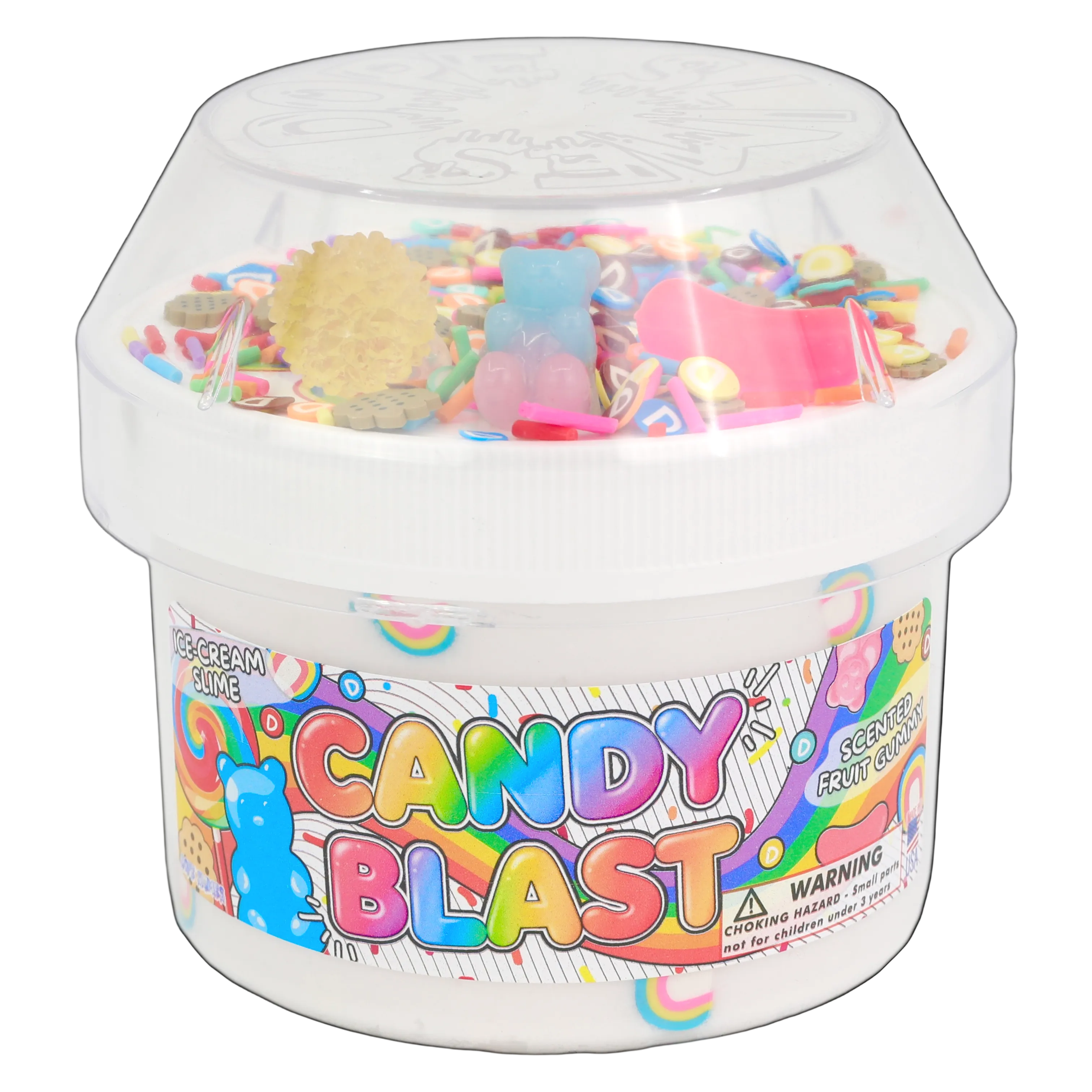 Candy Blast Ice Cream Slime - Shop Slimes - DopeSlime