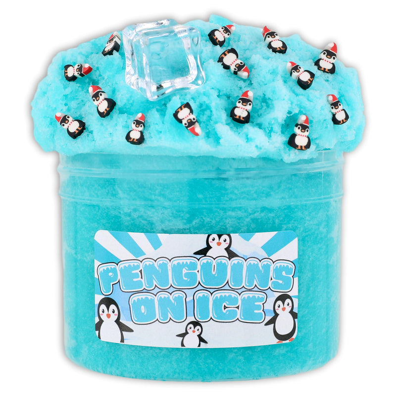 Penguins On Ice Icee Slime - Shop Christmas Slimes - Dope Slimes