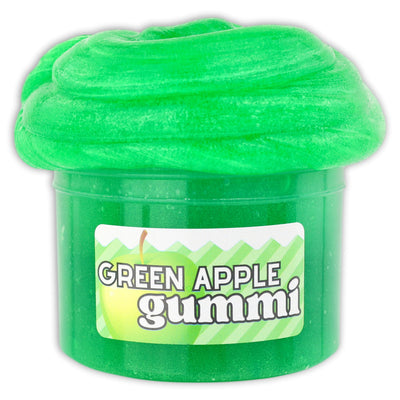 Green Apple Gummi Clear Slime - Shop Slime - Dope Slimes
