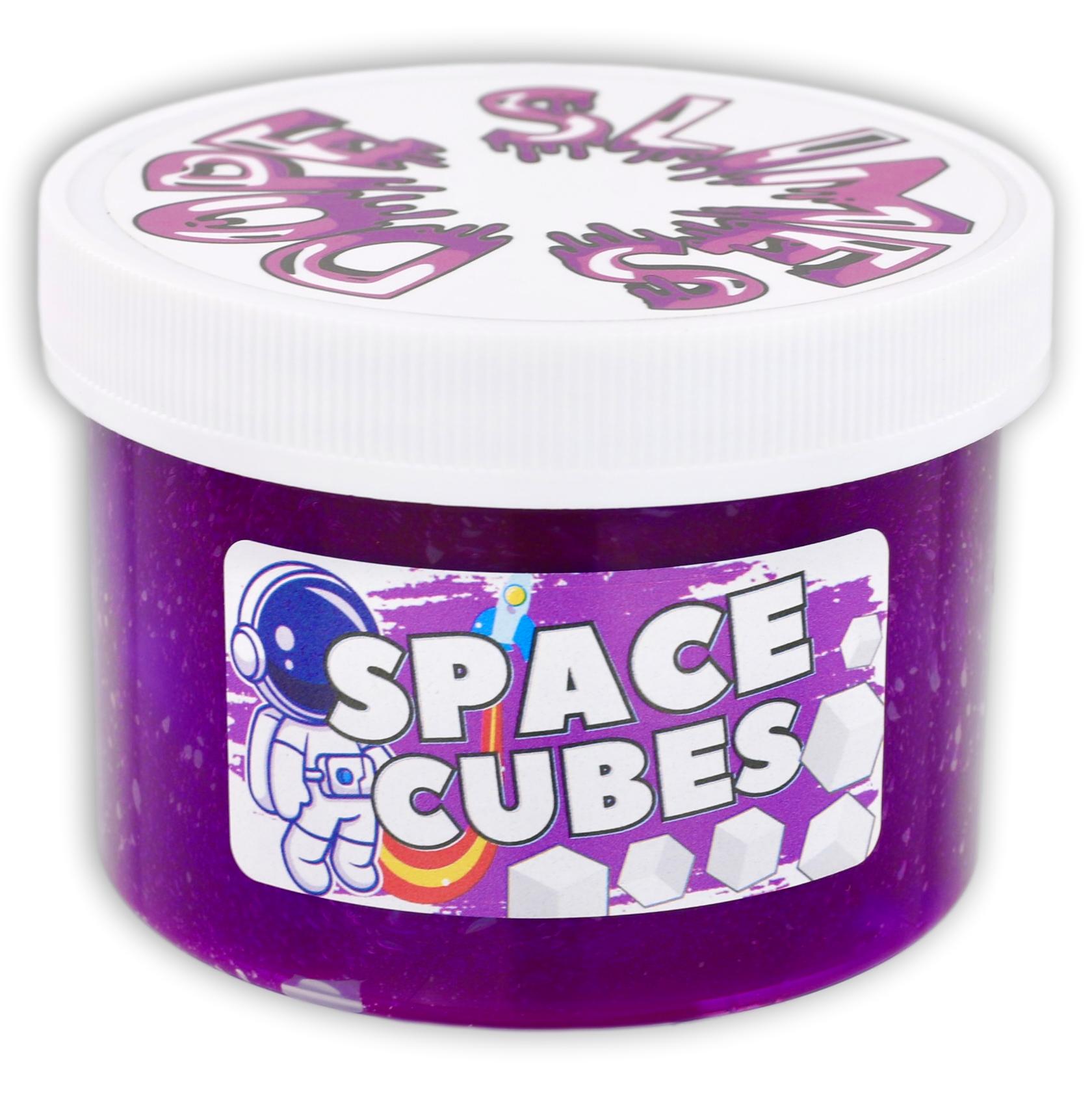 Space Cubes Jelly Cube Clear Slime - Shop Slime - Dope Slimes