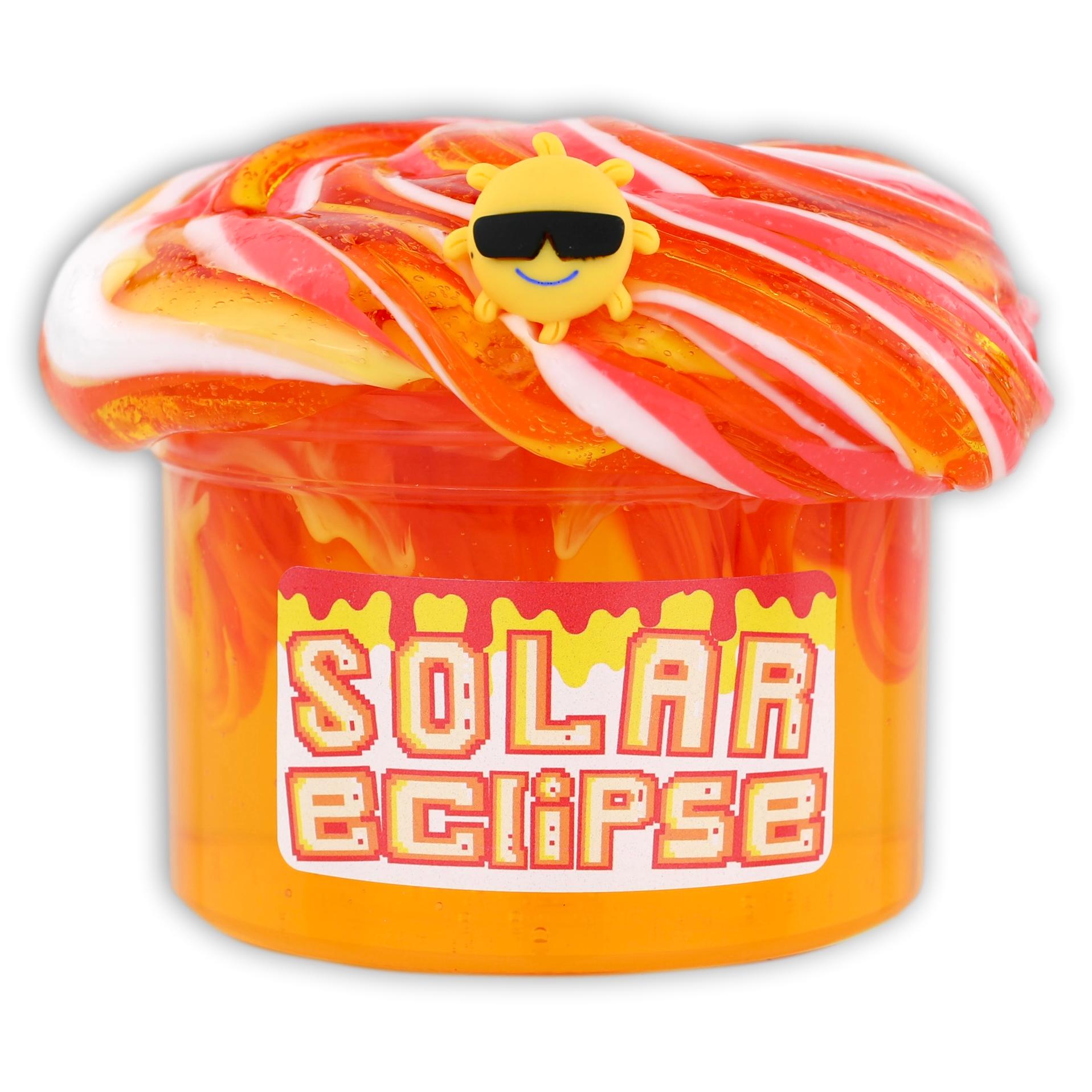 Solar Eclipse Avalanche clear Slime - Shop Slime - Dope Slimes