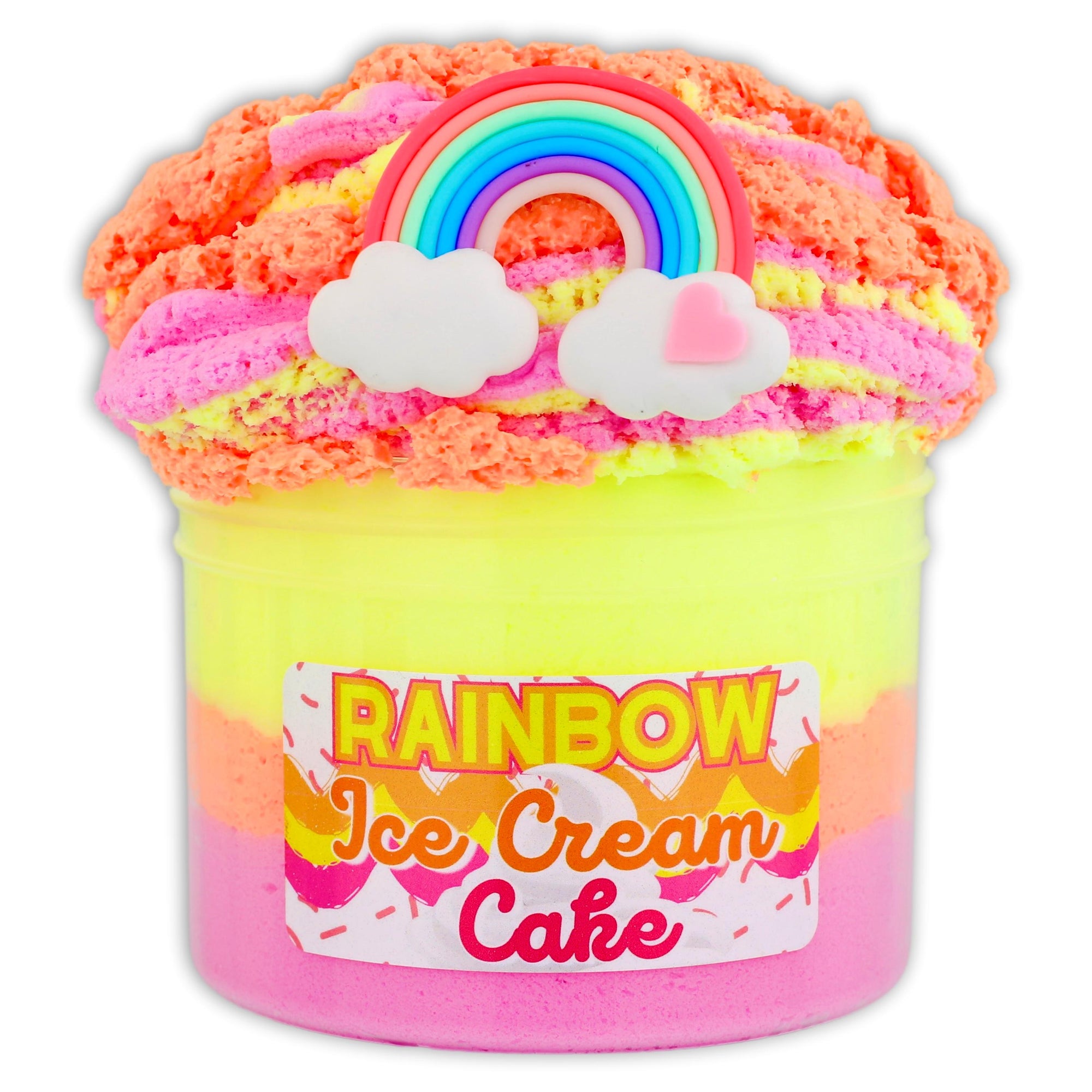 Rainbow Ice-Cream Cake