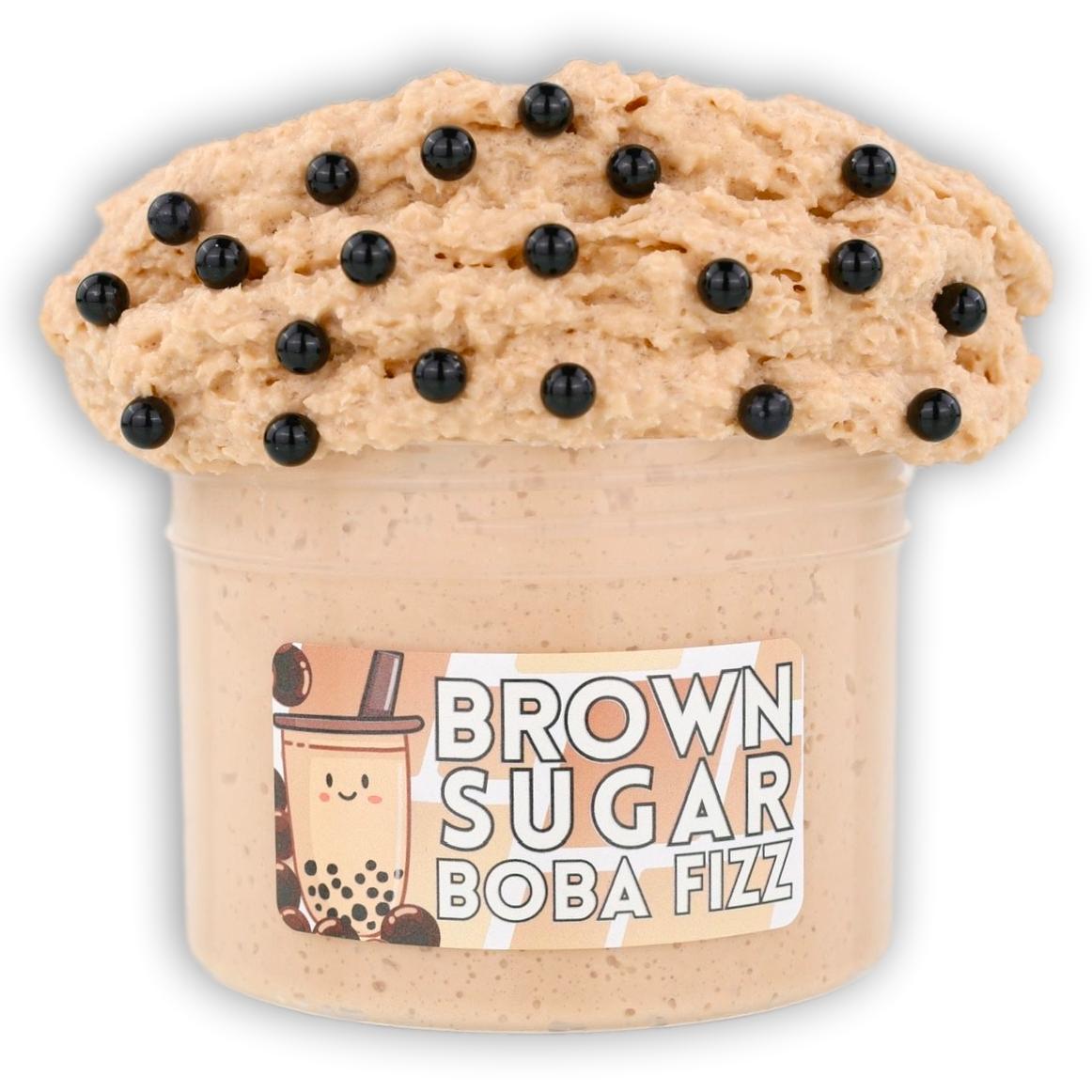 Brown Sugar Boba Fizz Snow Fizz Slime - Shop Slime - Dope Slimes