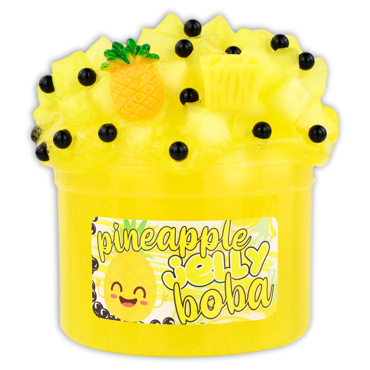 Pineapple Jelly Boba Clear Slime Shop Slime Dope Slimes