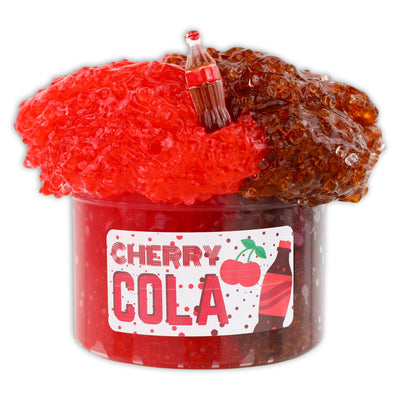 Cherry Coca-Cola Sugar Scrub Clear Slime Scented - DopeSlimes