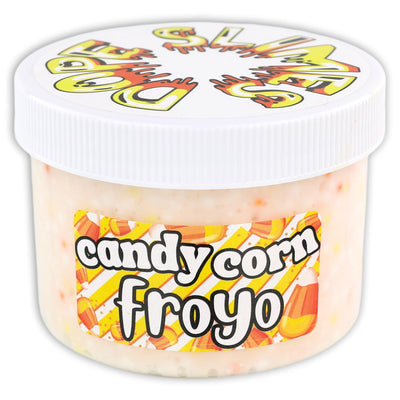 Candy Corn Froyo Floam Slime - Shop Halloween Slime - Dope Slimes