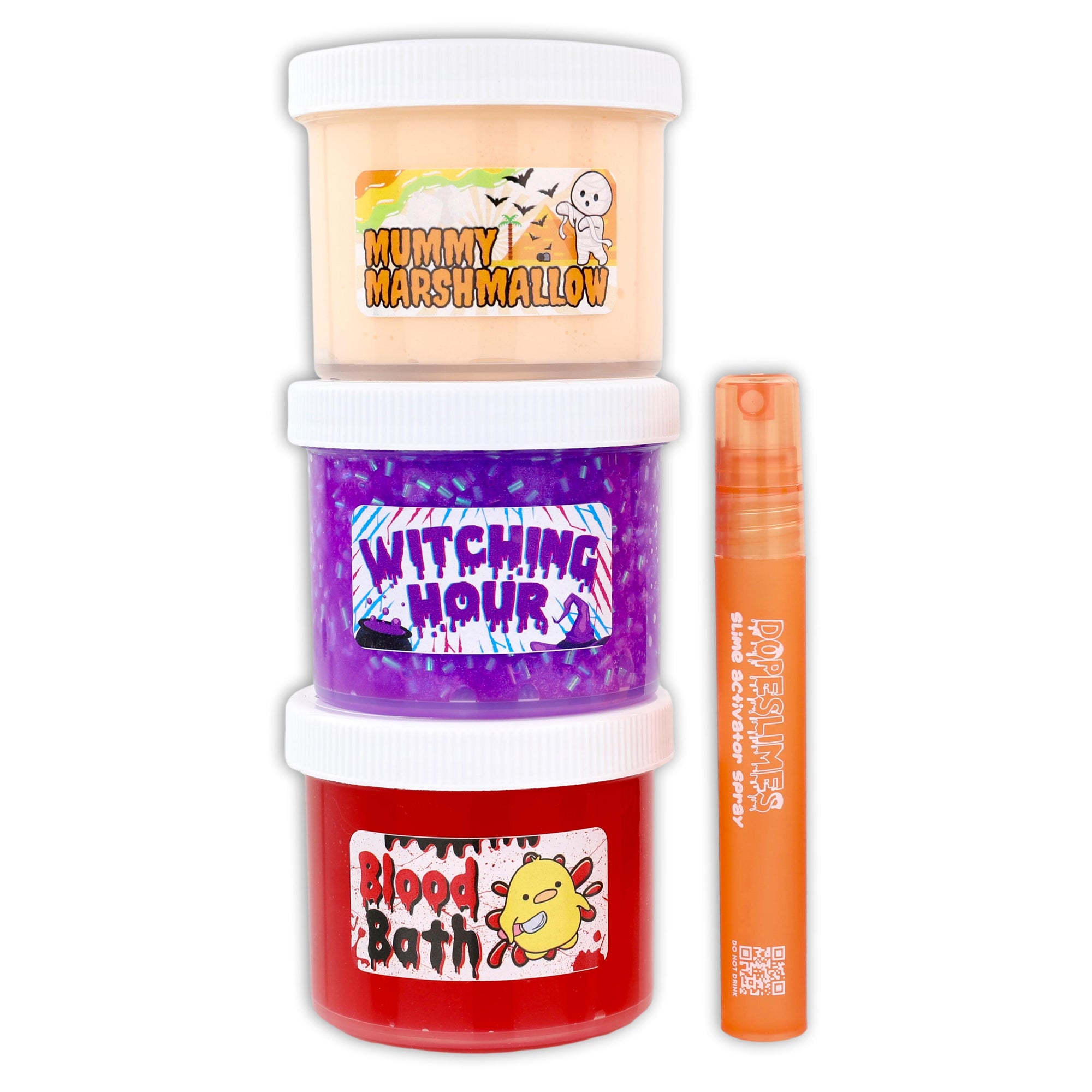 Halloween Trio Slime Pack - Shop Halloween Slime - Dope Slimes