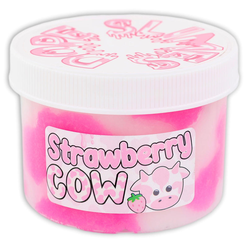 Strawberry Cow Cloud Slime - Shop Slime - Dope Slimes