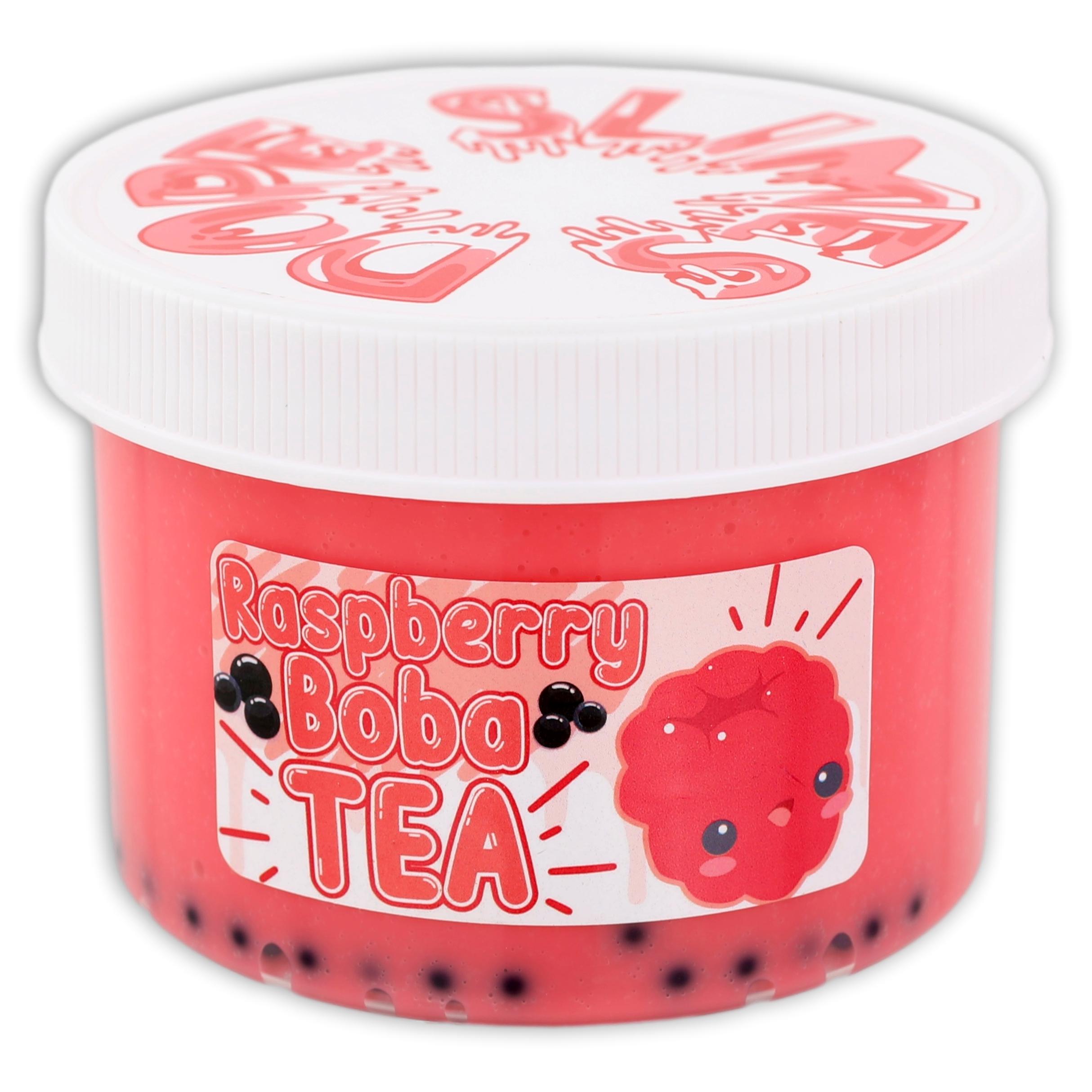 Wawa Raspberry Boba Raspberry Boba Tea Thick & Glossy Slime - Shop Slime - Dope Slimes