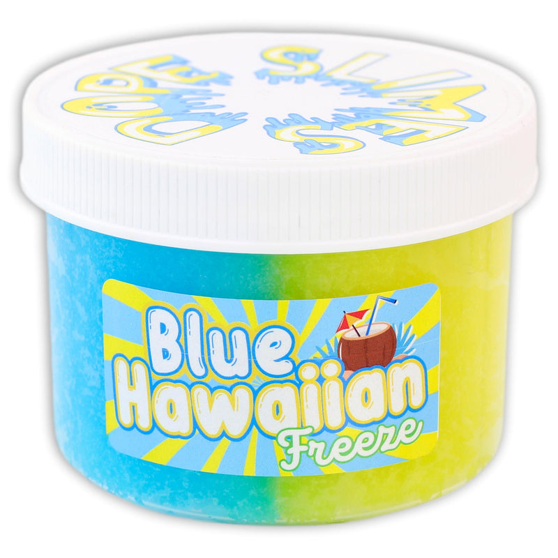 Blue Hawaiian Freeze Icee Slime - Shop Slime - Dope Slimes