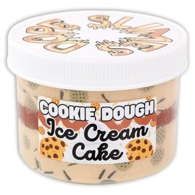 Cookie Dough Ice-Cream Cake Hybrid Slime - Shop Slime - Dope Slimes