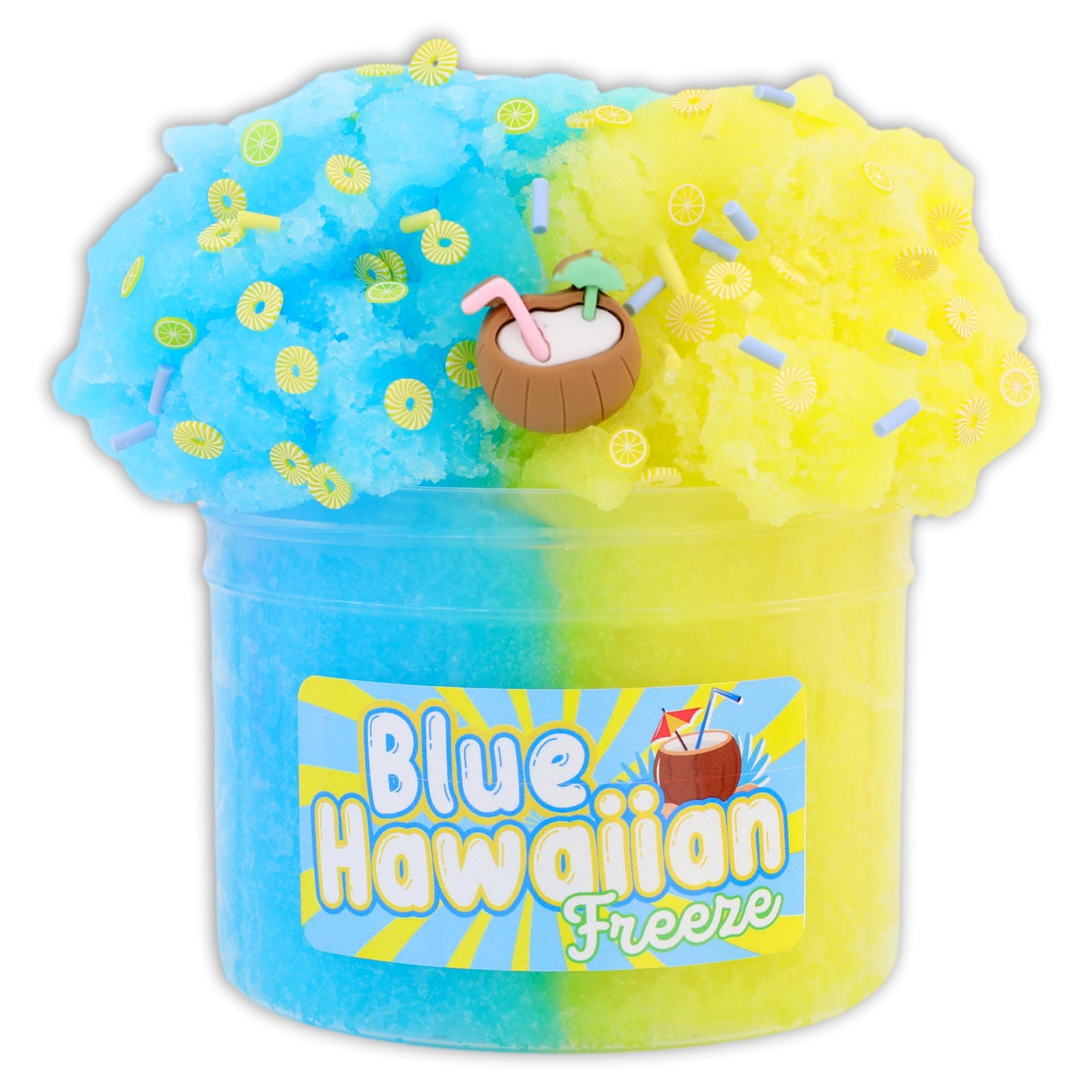 Blue Hawaiian Freeze Icee Slime - Shop Slime - Dope Slimes