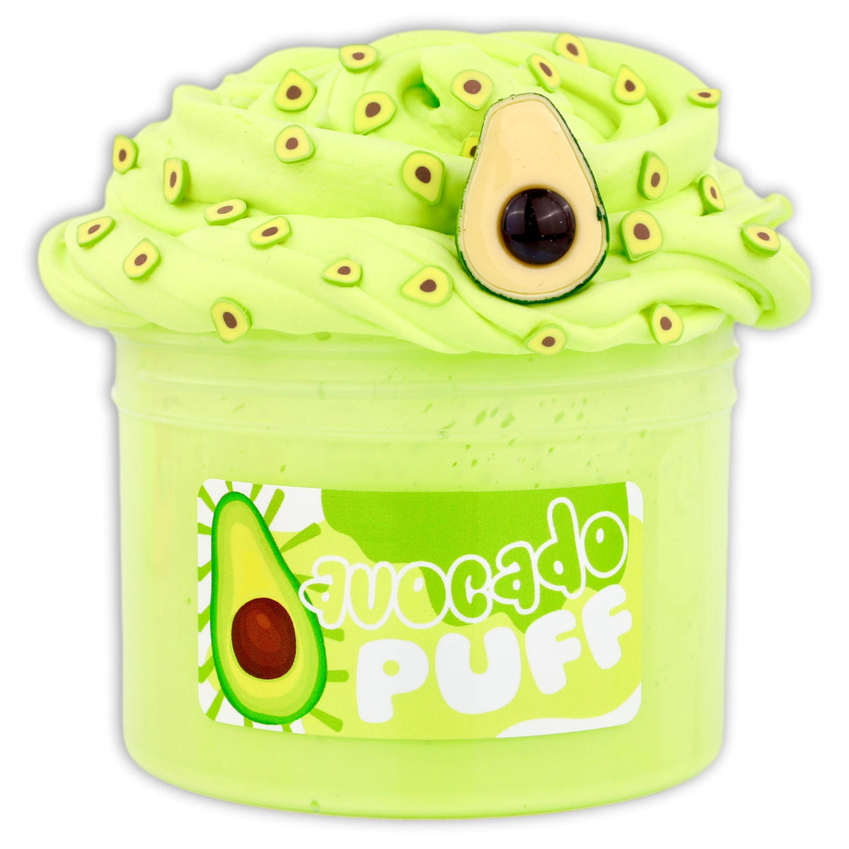 Avocado Puff Butter Slime - Shop Slime - Dope Slimes