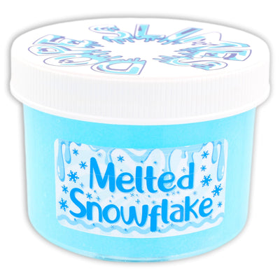 Melted Snowflake Clear Slime - Shop Christmas Slimes - Dope Slime