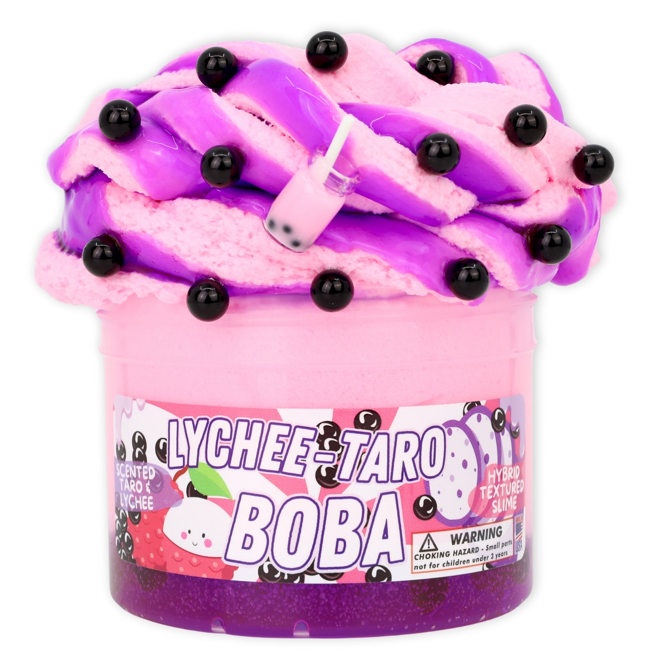 Lychee Taro Boba - Wholesale Pack of 6