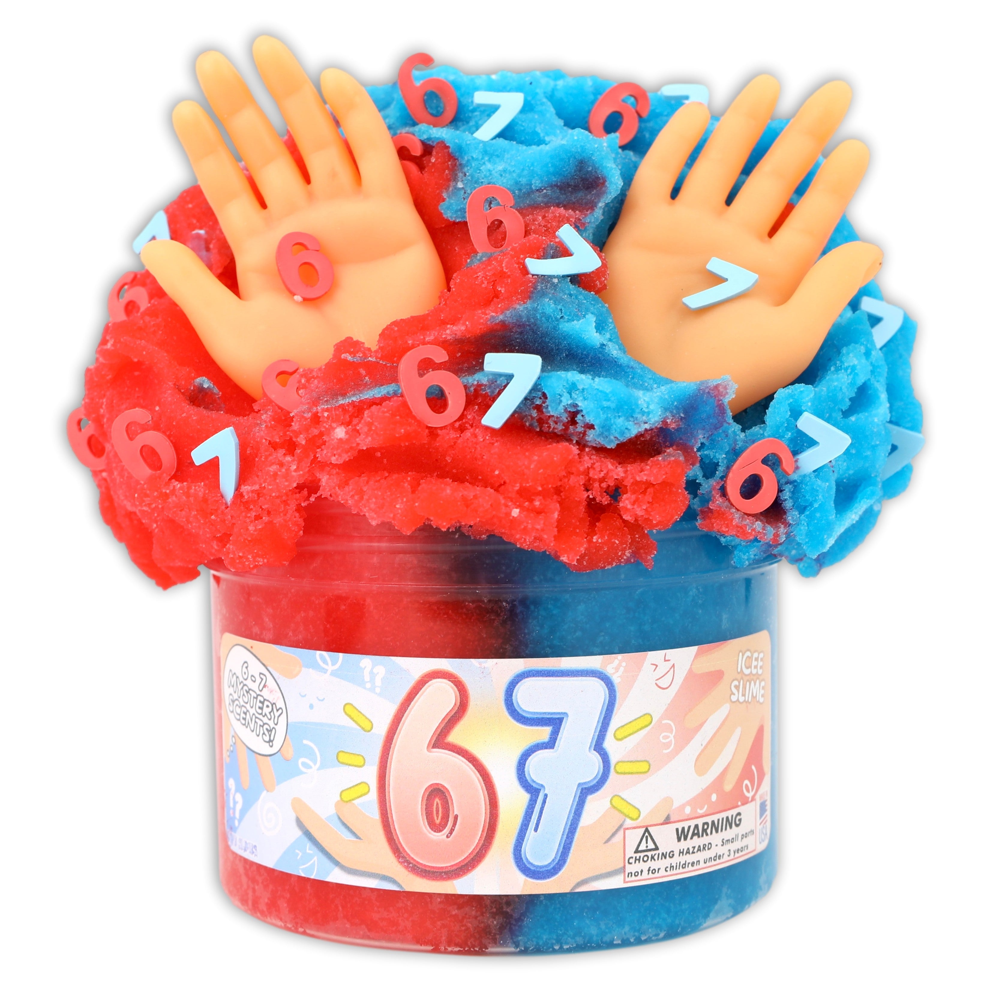 67 Six Seven Meme Brainrot Icee Slime - Shop Slimes - DopeSlime