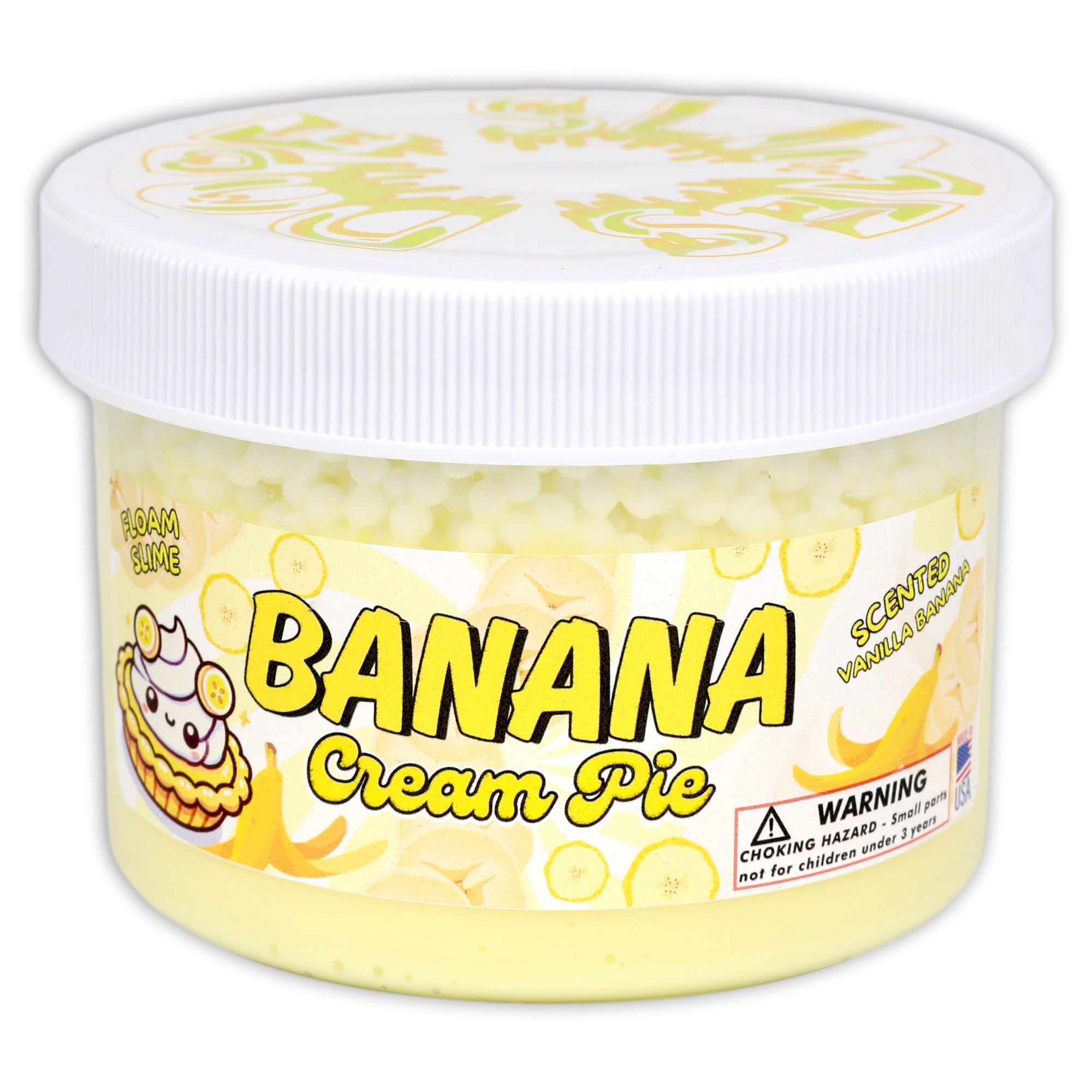 Banana Cream Pie Slime Scented - Buy Slime - Dope Slimes Shop
