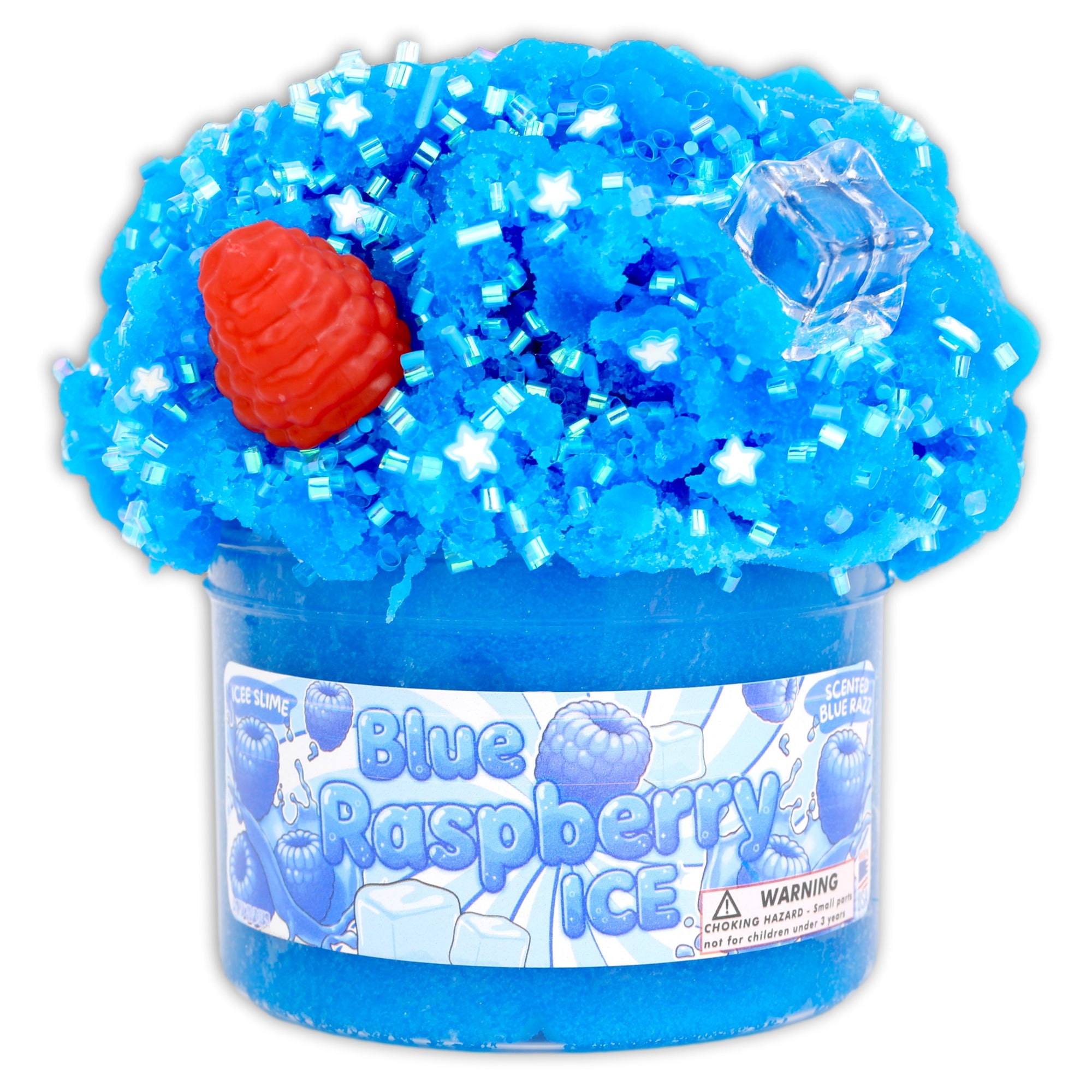 Blue Raspberry Ice - Shop Scented Slimes - Dope Slimes
